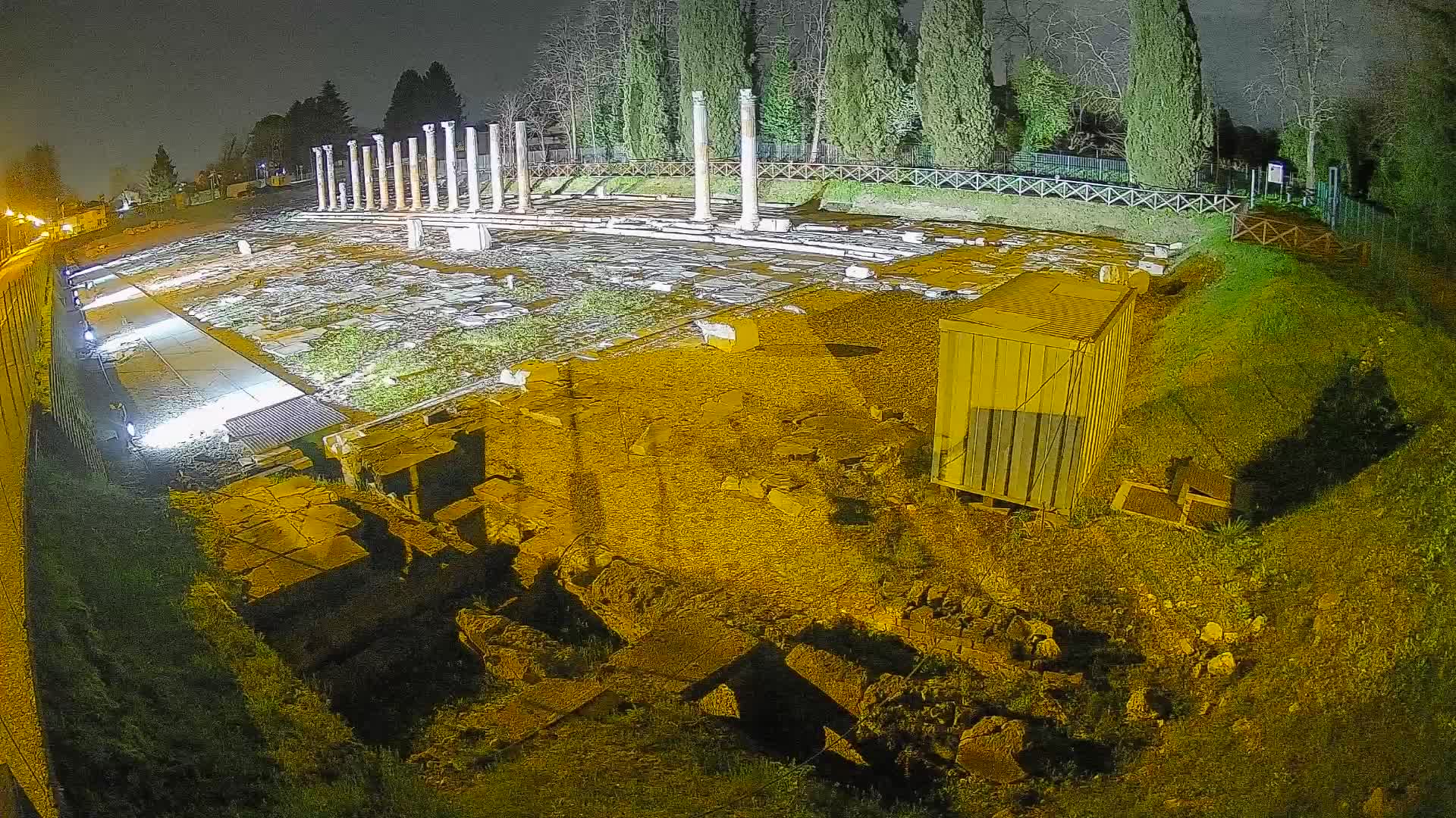Webcam Foro Romano di Aquileia – Live View of the Ancient Roman Forum
