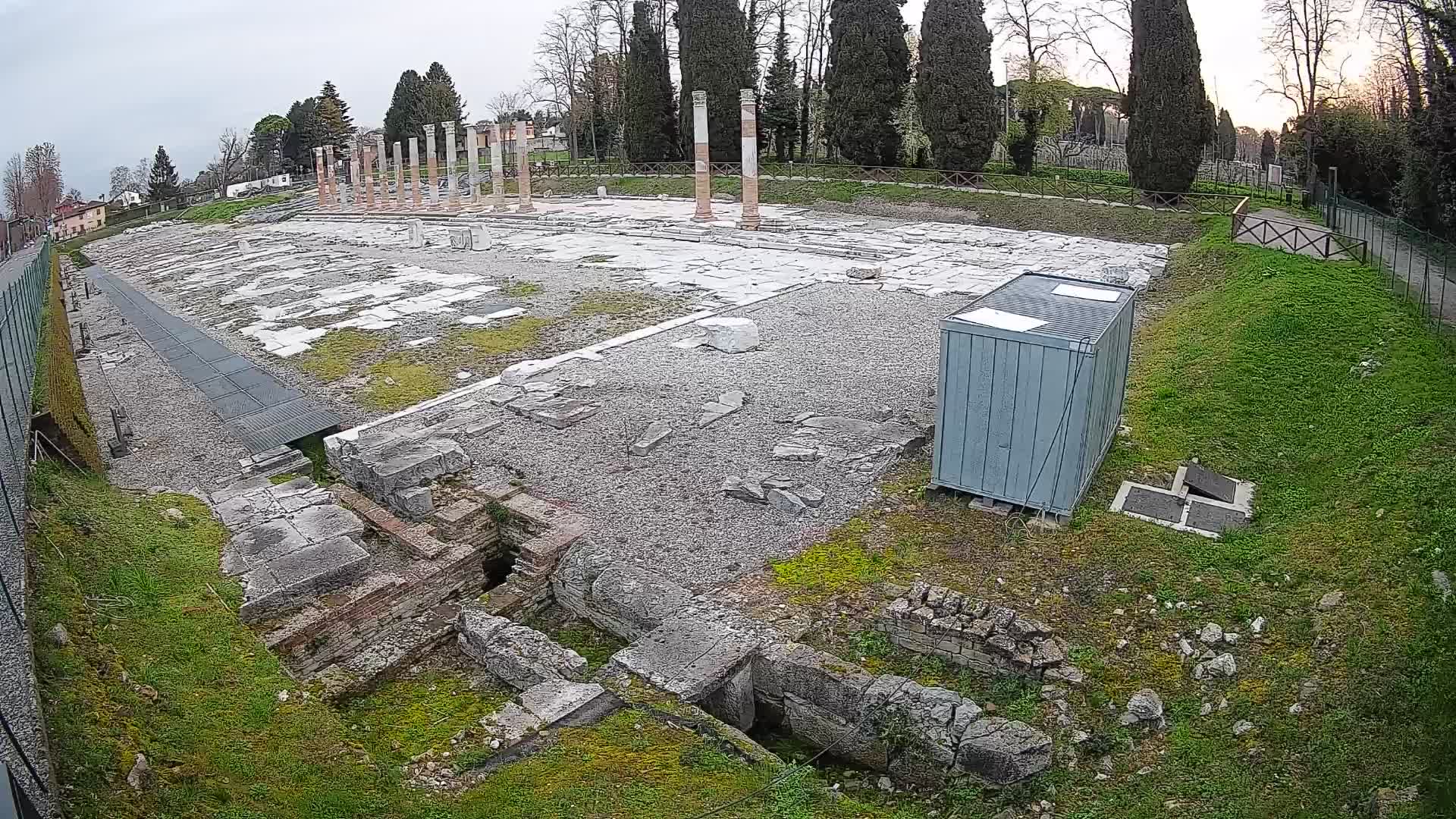 Webcam Foro Romano di Aquileia – Live View of the Ancient Roman Forum
