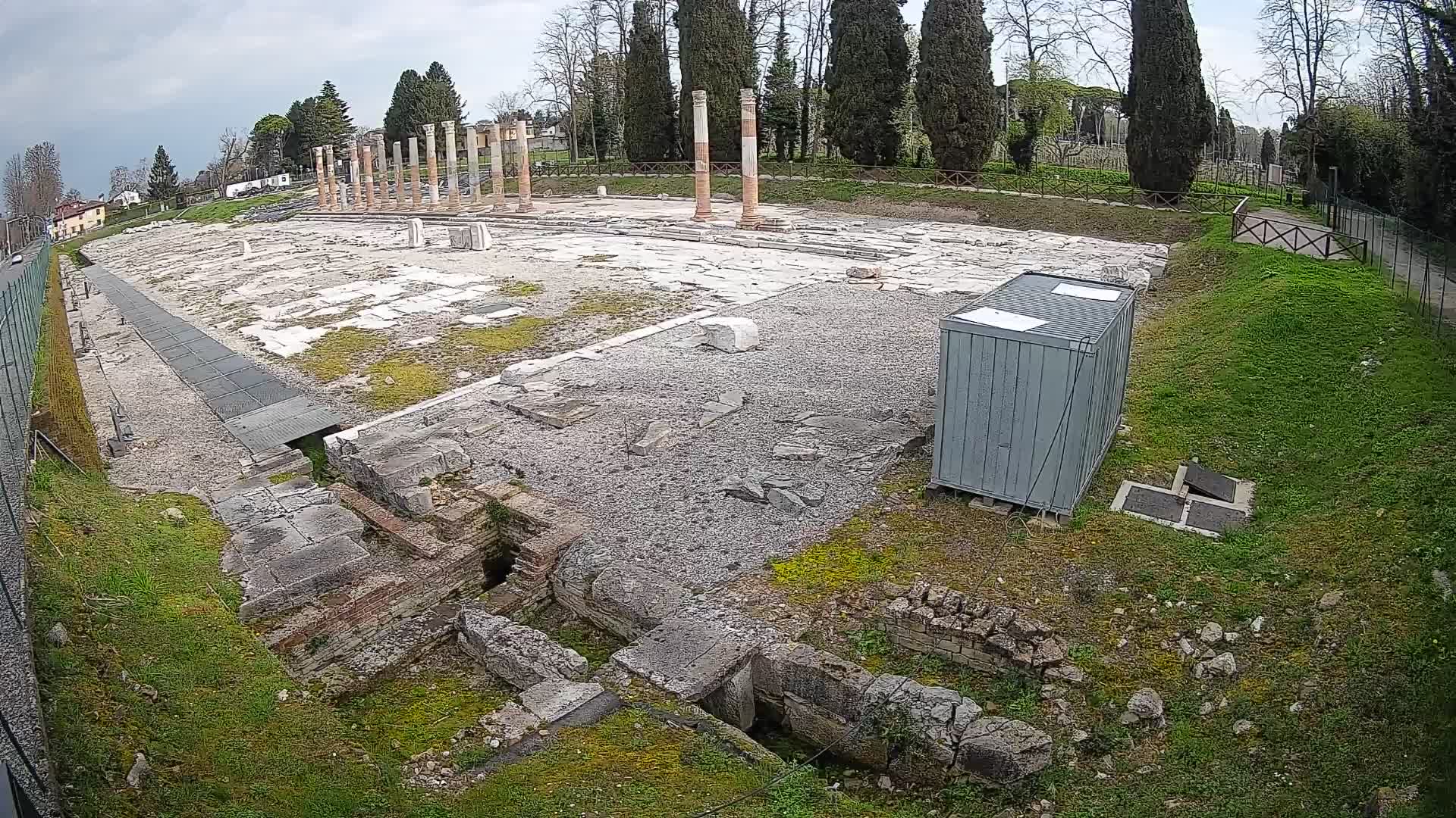 Webcam Foro Romano di Aquileia – Live View of the Ancient Roman Forum
