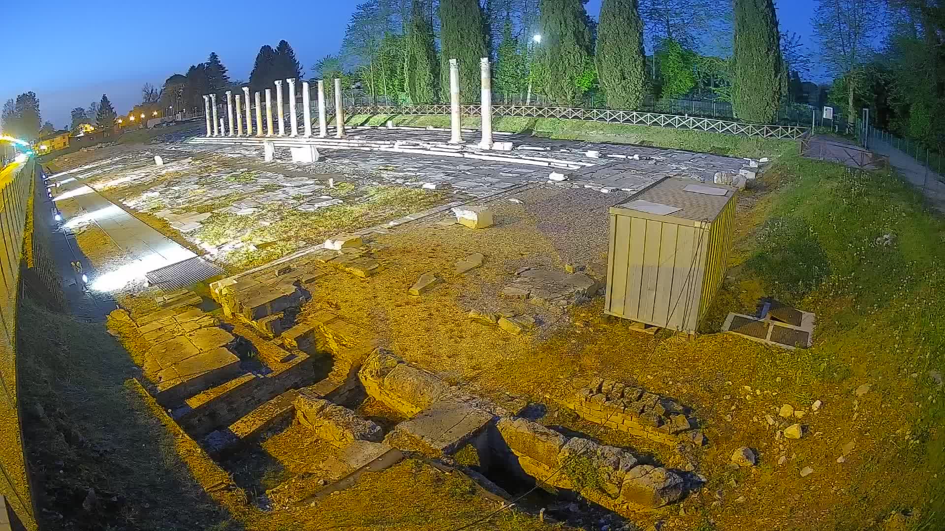 Webcam Foro Romano di Aquileia – Live View of the Ancient Roman Forum