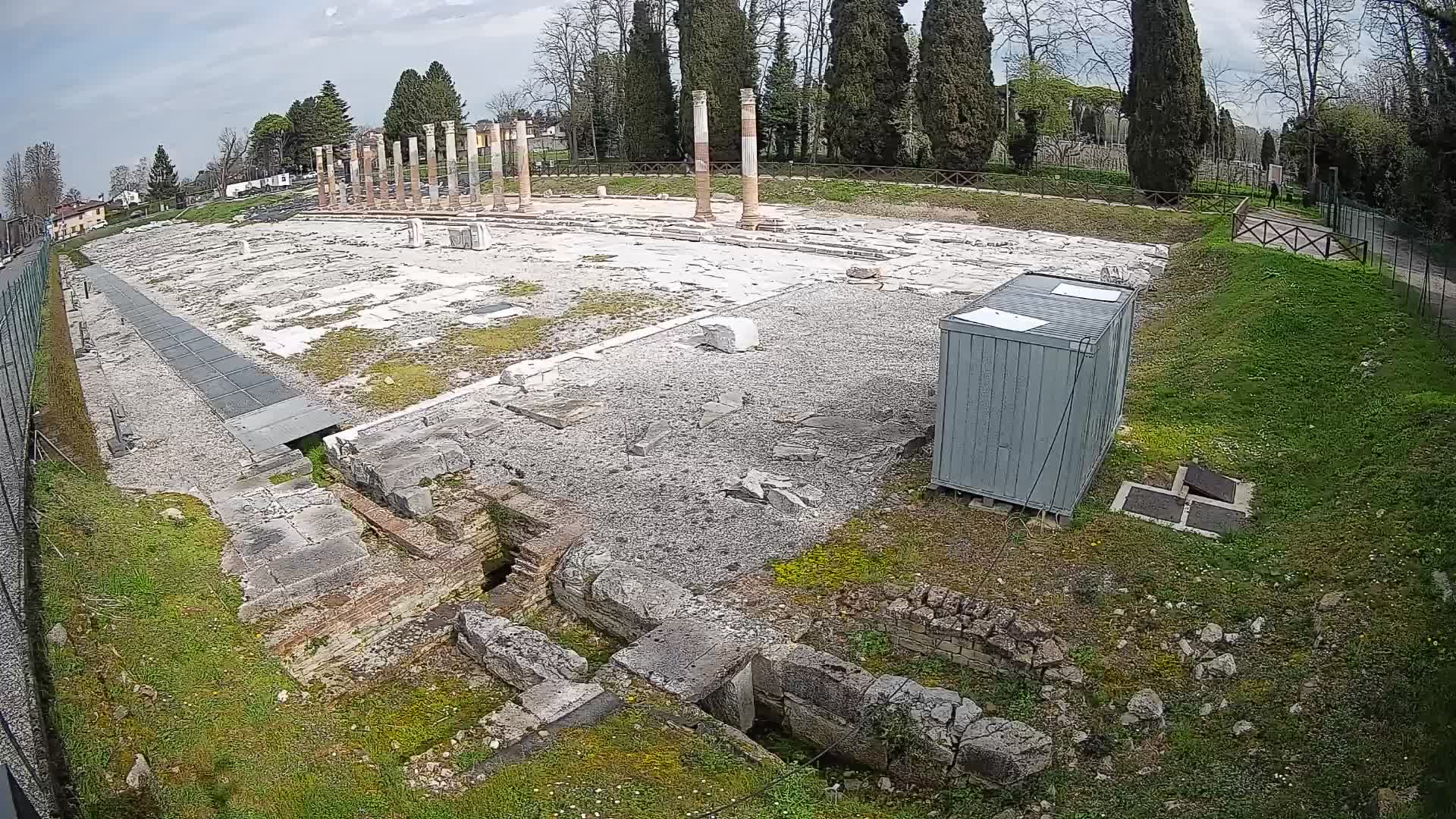 Webcam Foro Romano de Aquileia – Vista en vivo del Foro Romano