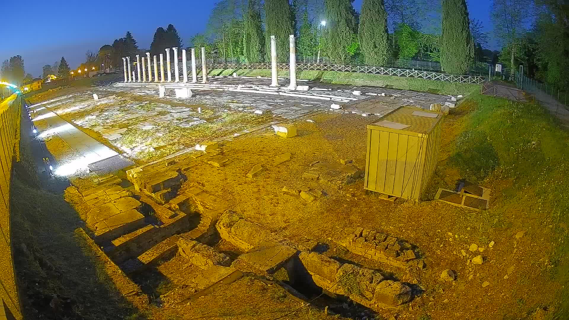 Webcam Foro Romano di Aquileia – Live View of the Ancient Roman Forum