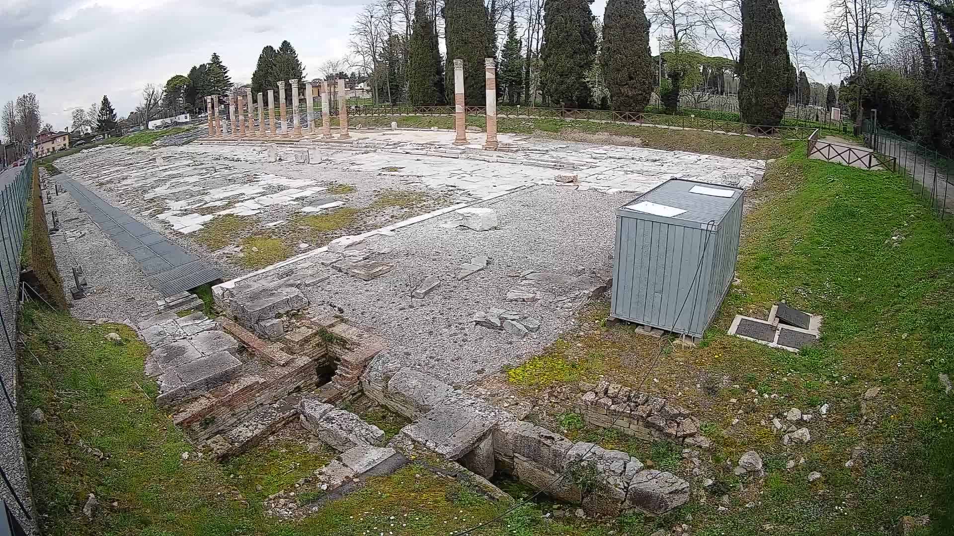 Webcam Foro Romano de Aquileia – Vista en vivo del Foro Romano