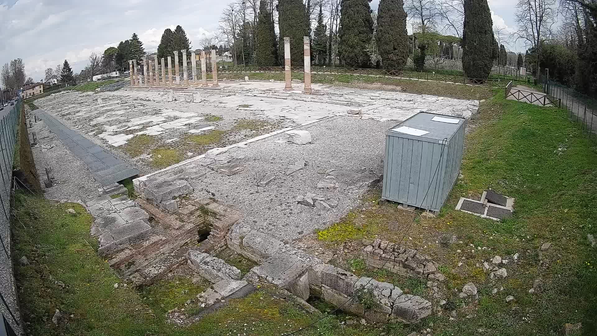 Webcam Foro Romano di Aquileia – Live View of the Ancient Roman Forum