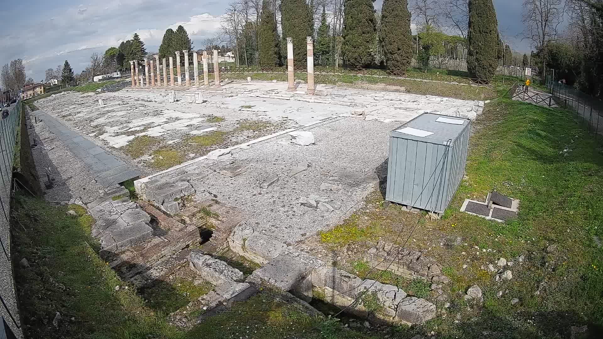 Webcam Foro Romano di Aquileia – Live View of the Ancient Roman Forum