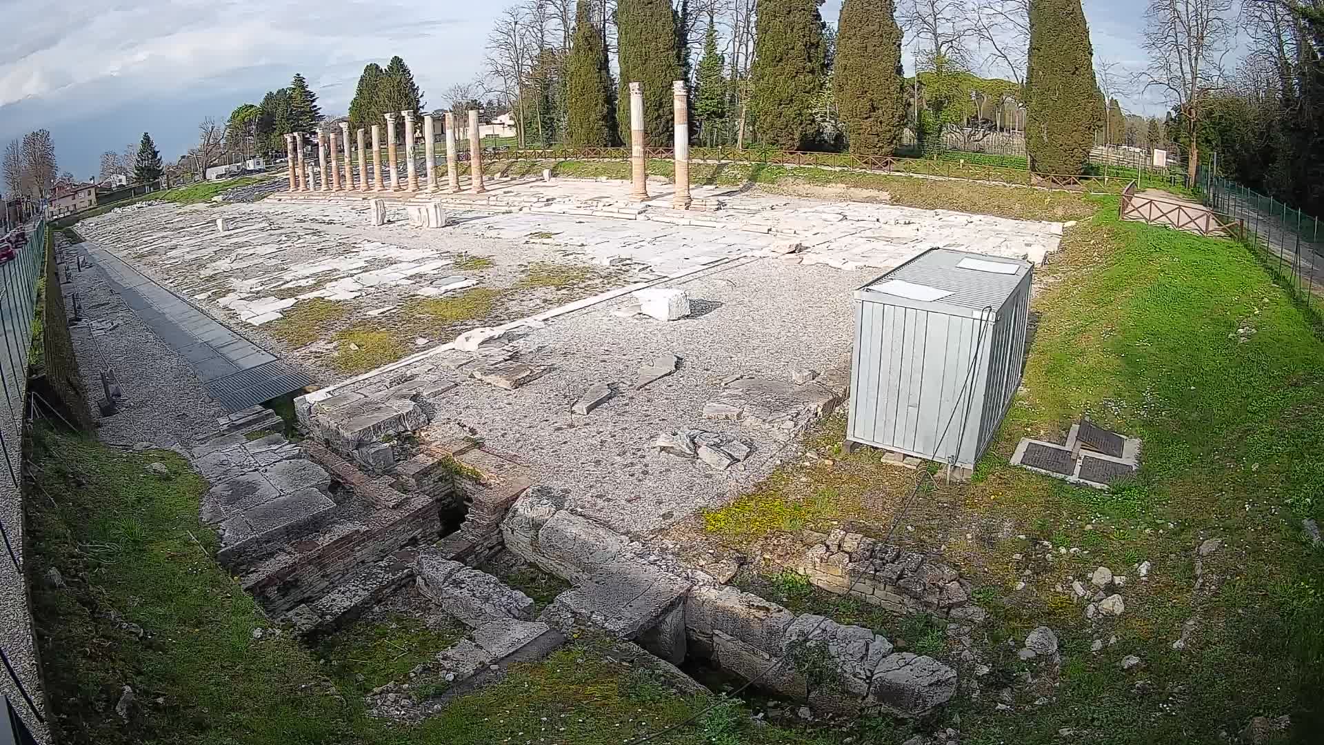 Webcam Forum Romanum von Aquileia – Liveblick auf das antike Zentrum