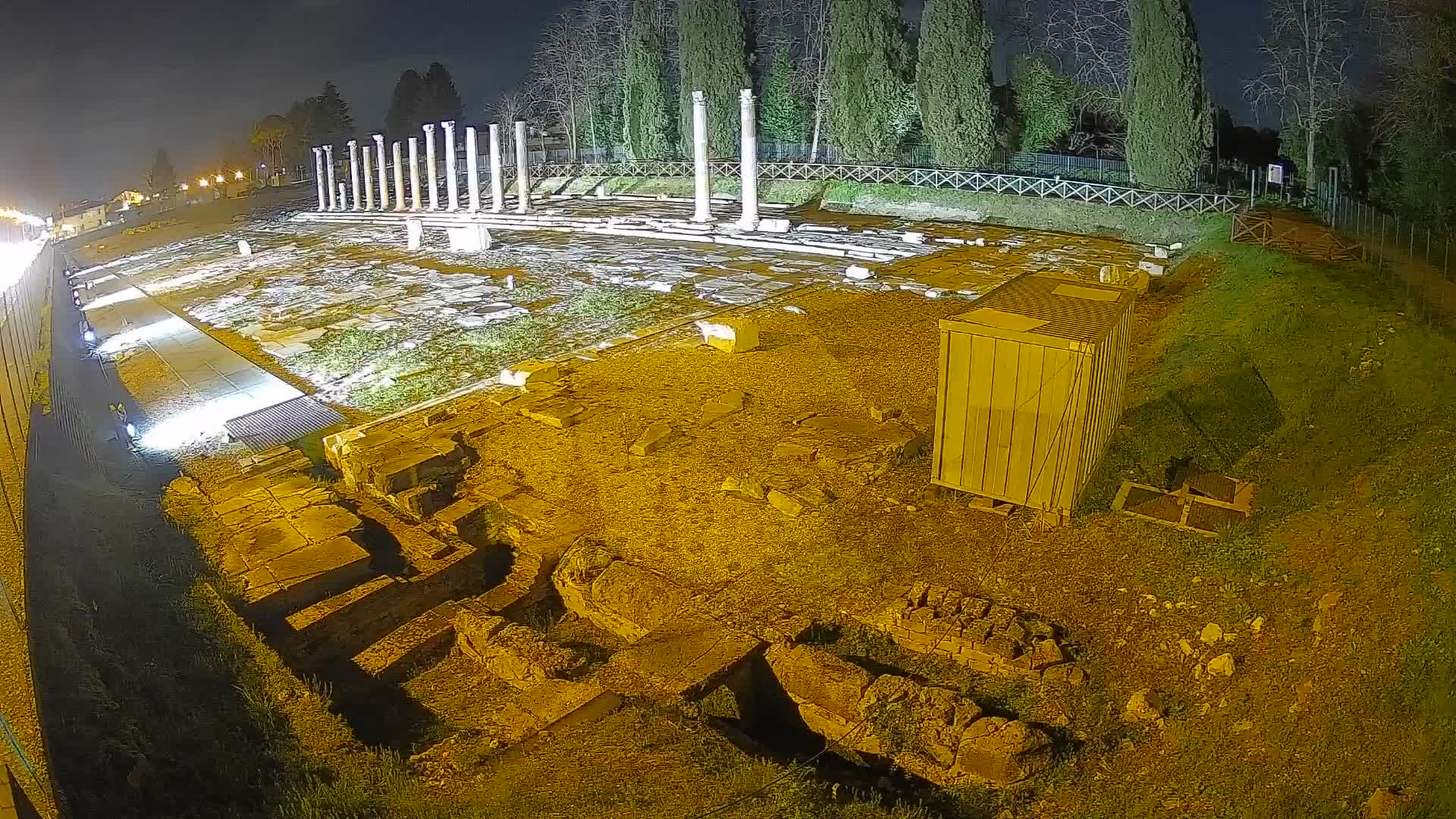 Webcam Forum Romanum von Aquileia – Liveblick auf das antike Zentrum