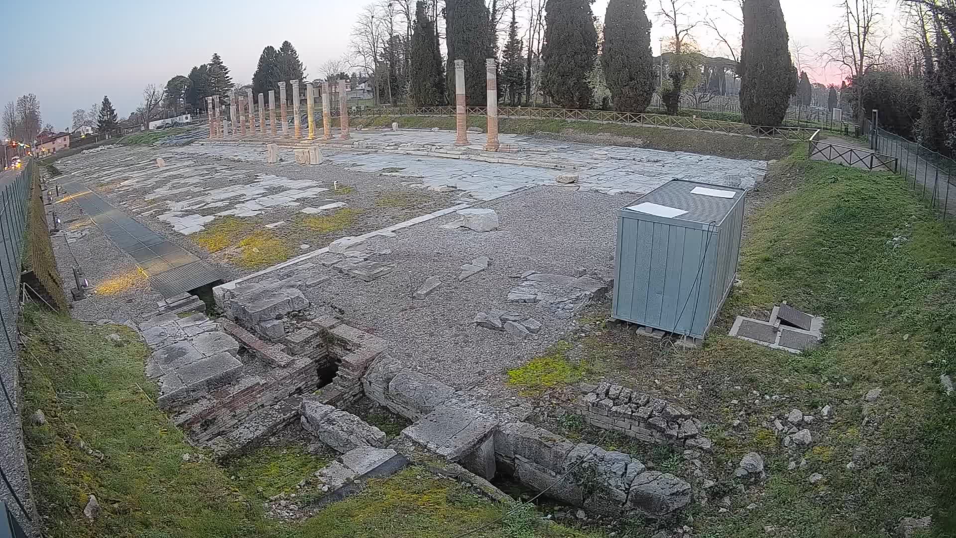 Webcam Foro Romano di Aquileia – Live View of the Ancient Roman Forum