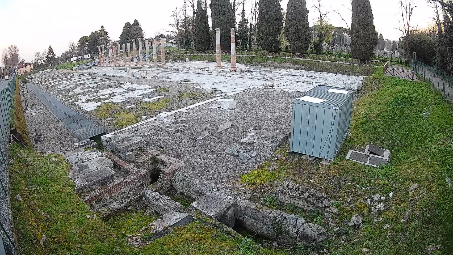 Webcam Forum Romanum von Aquileia – Liveblick auf das antike Zentrum