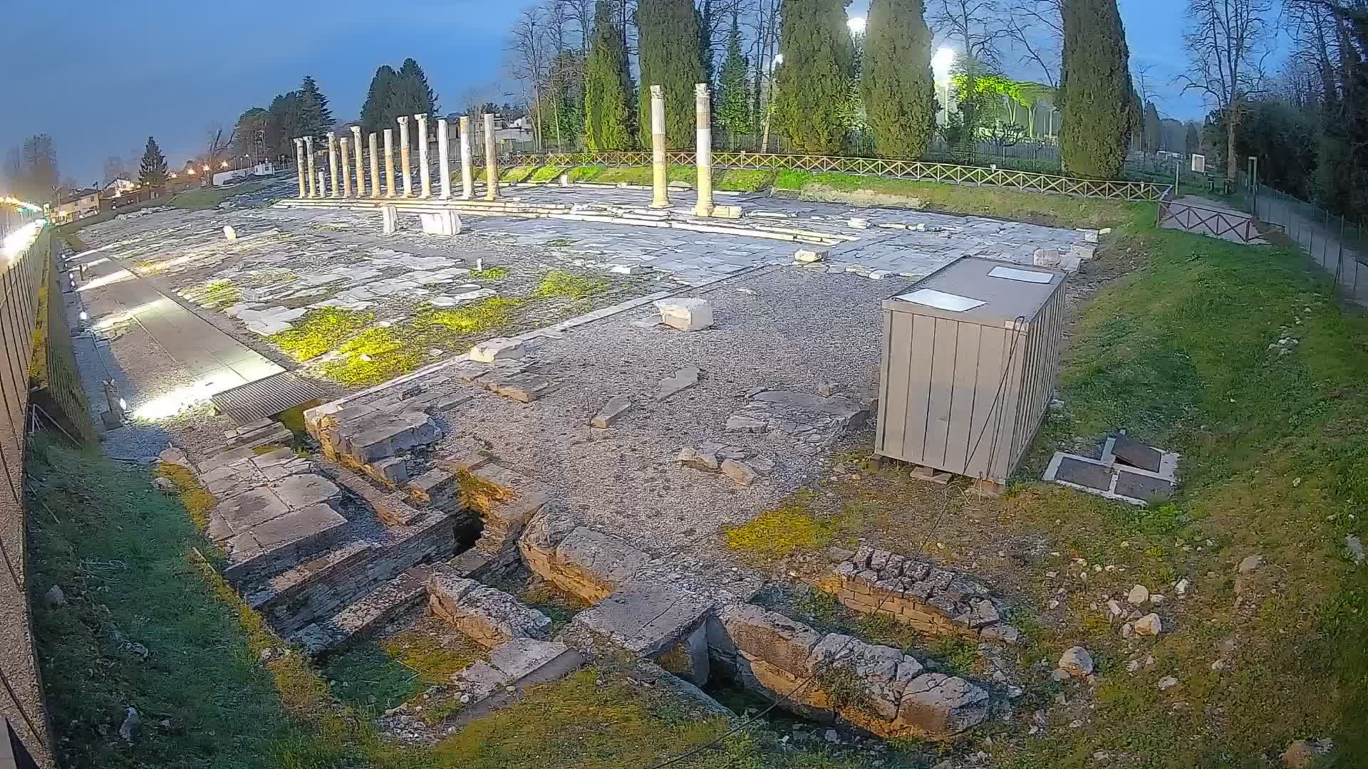 Webcam Forum Romanum von Aquileia – Liveblick auf das antike Zentrum