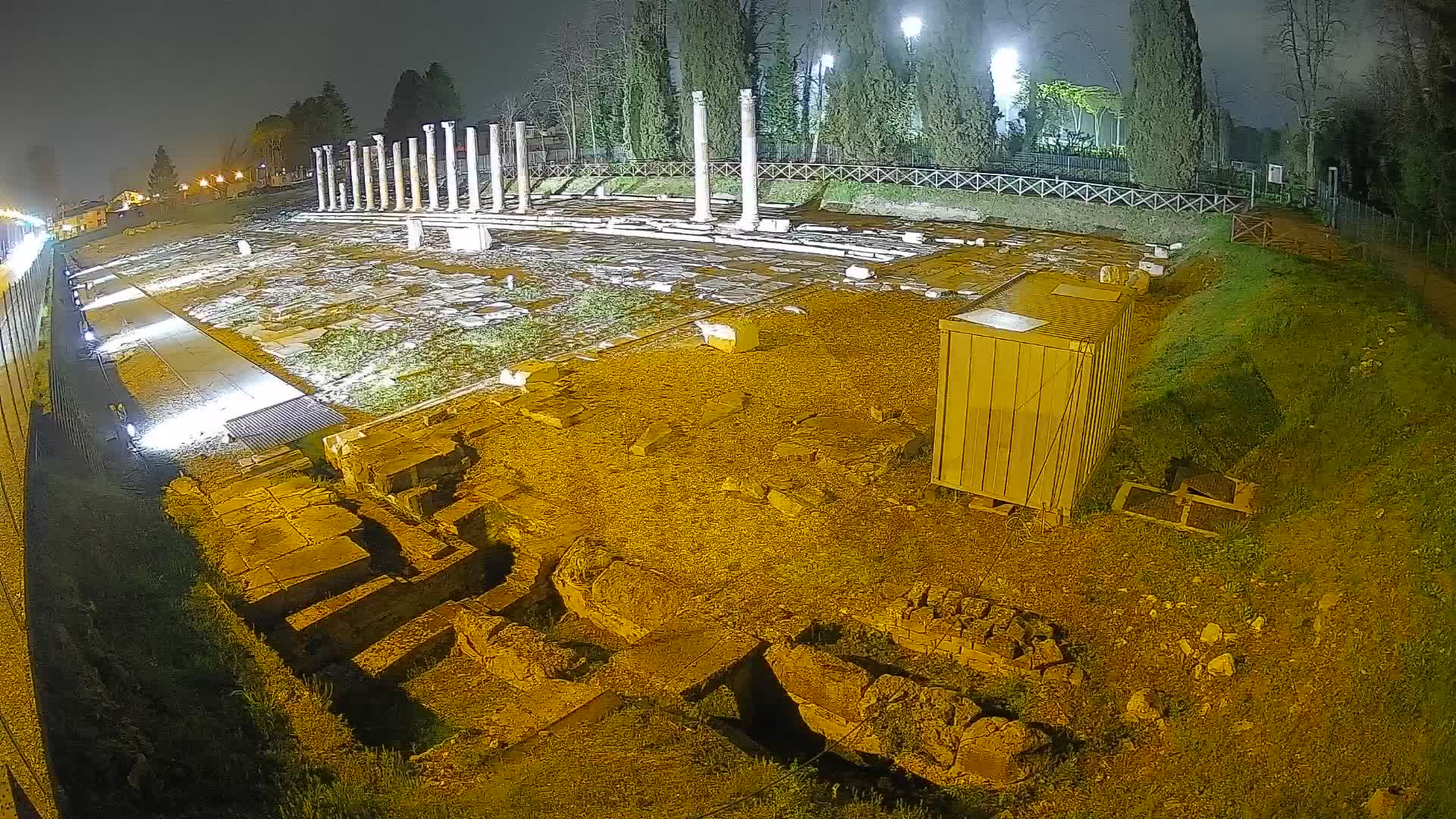 Webcam Foro Romano di Aquileia – Live View of the Ancient Roman Forum