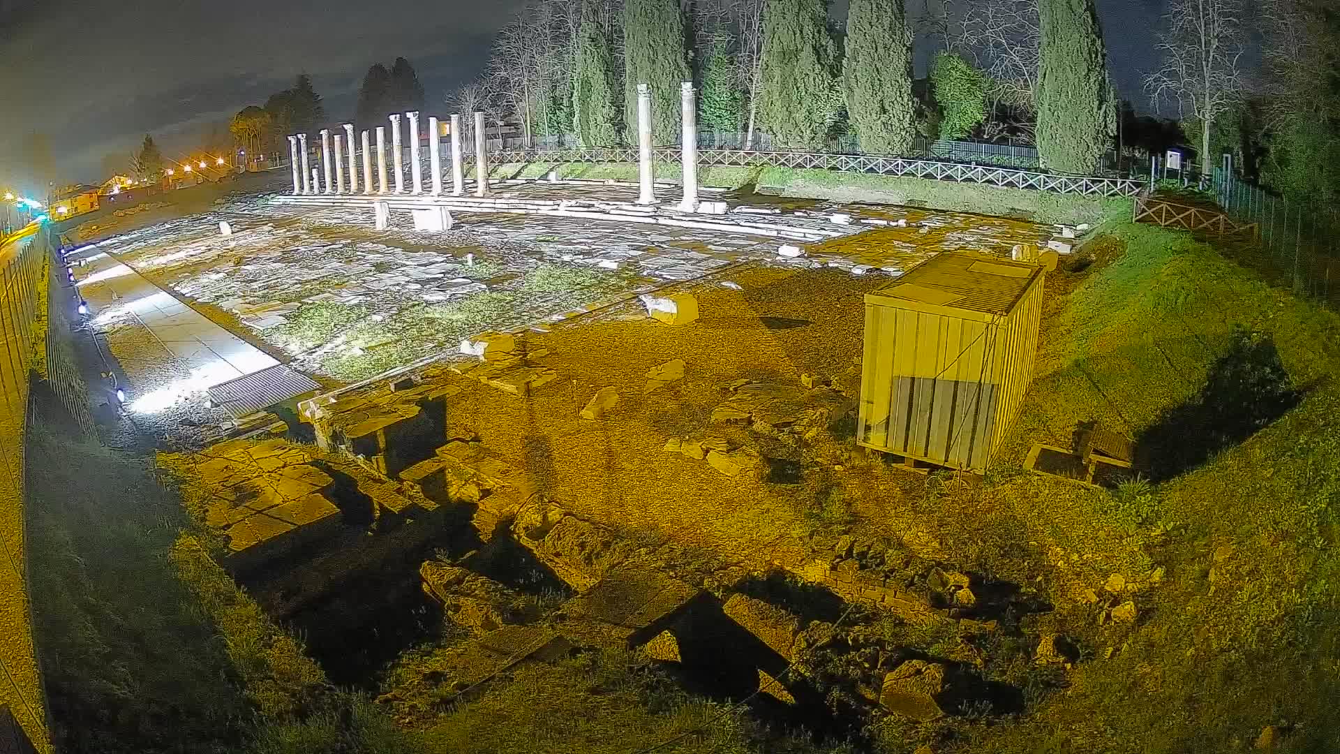 Webcam Foro Romano di Aquileia – Live View of the Ancient Roman Forum