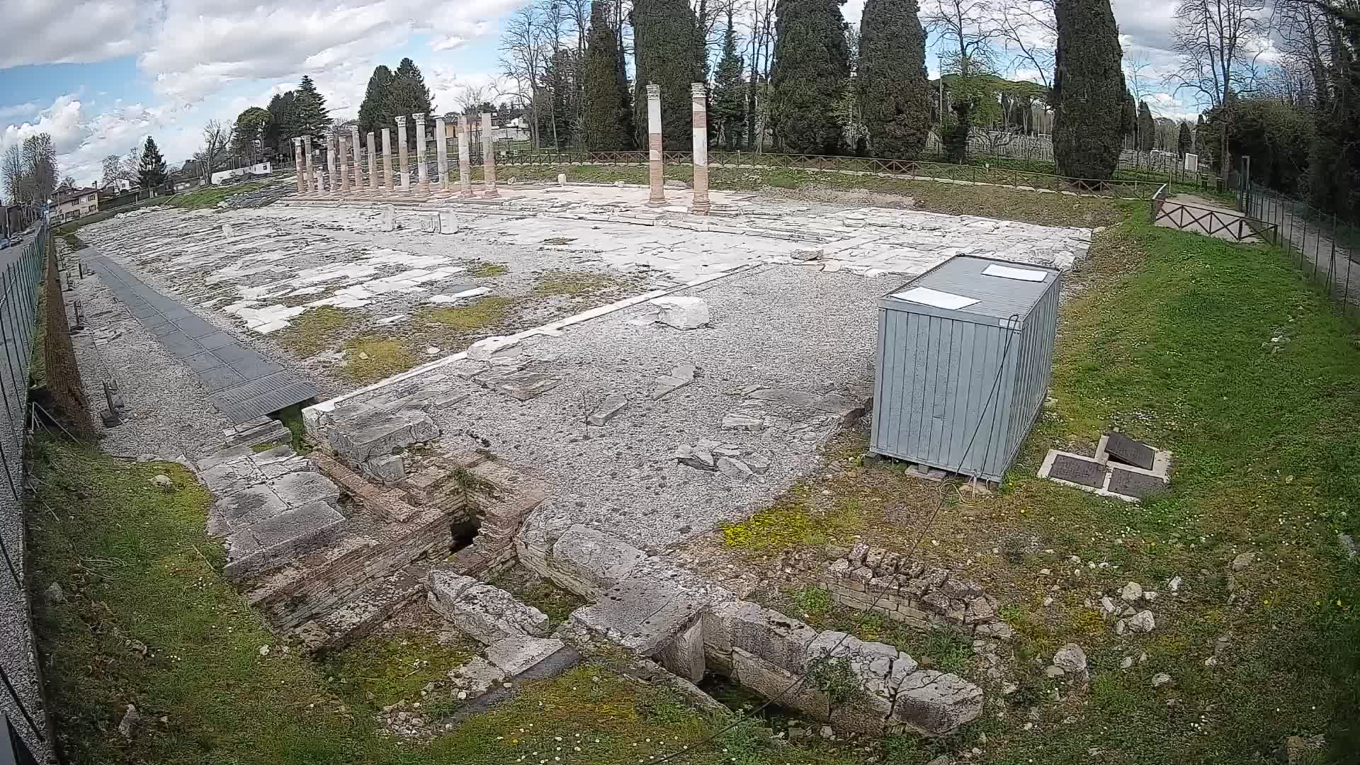 Webcam Foro Romano di Aquileia – Live View of the Ancient Roman Forum