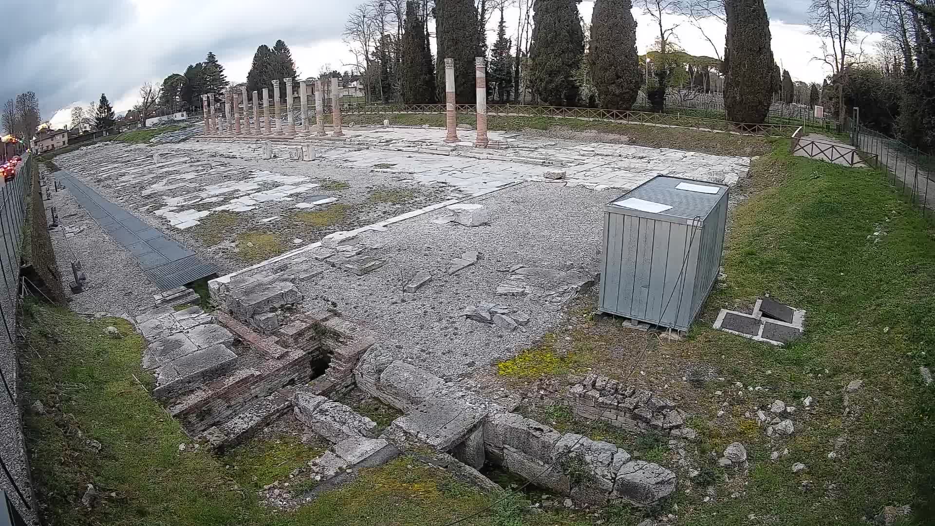 Webcam du Forum Romain d’Aquilée – Vue en direct du site antique