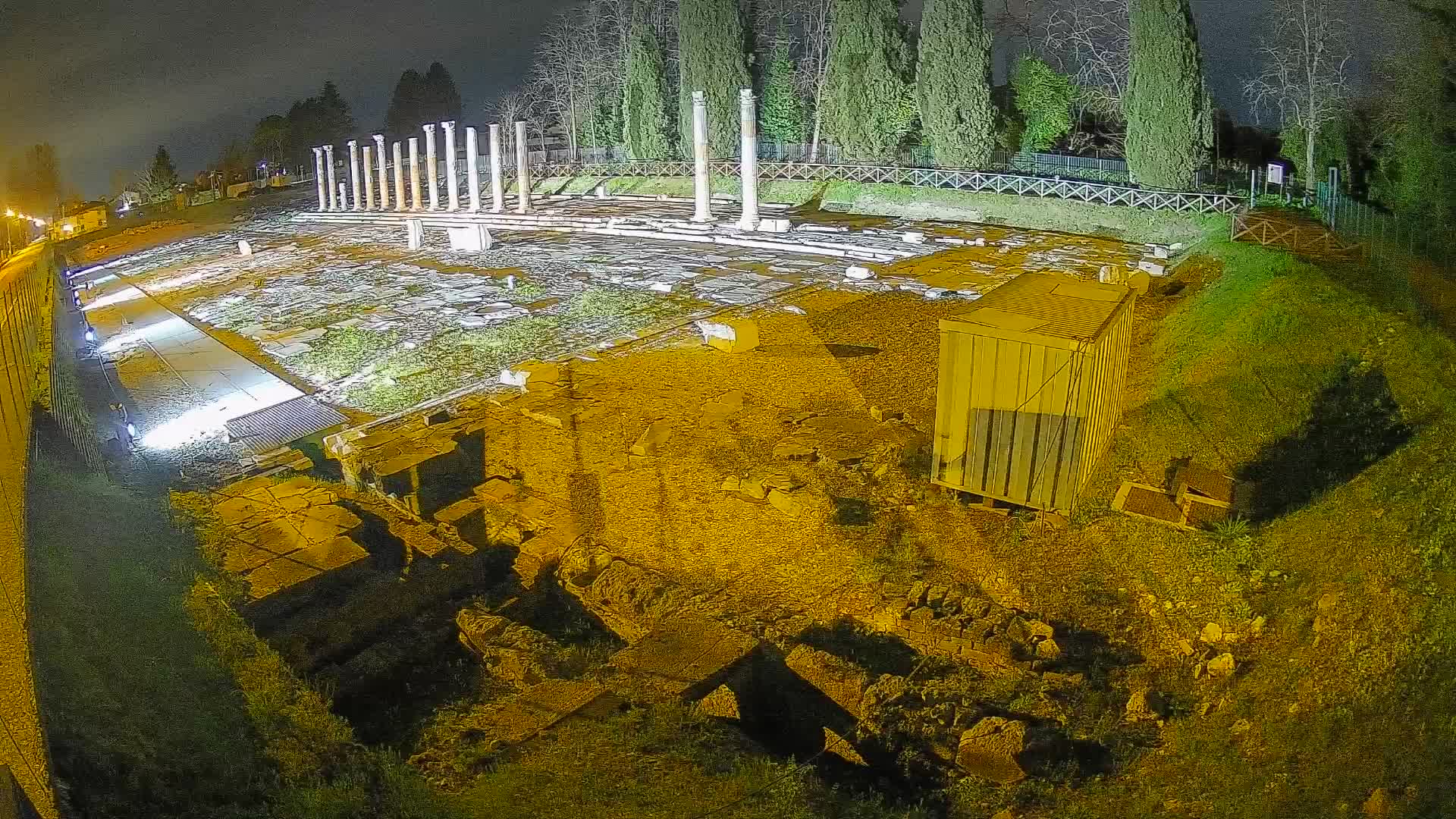 Webcam du Forum Romain d’Aquilée – Vue en direct du site antique