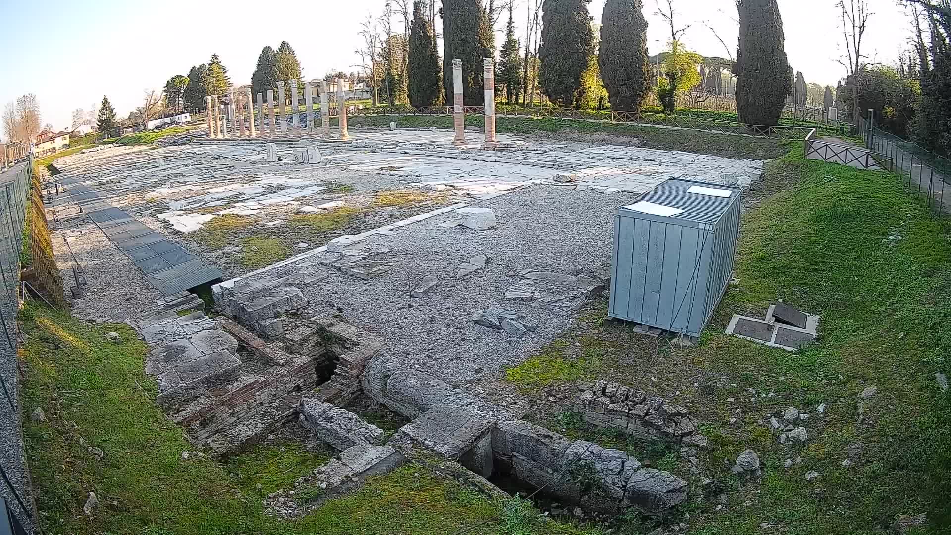 Webcam Foro Romano de Aquileia – Vista en vivo del Foro Romano