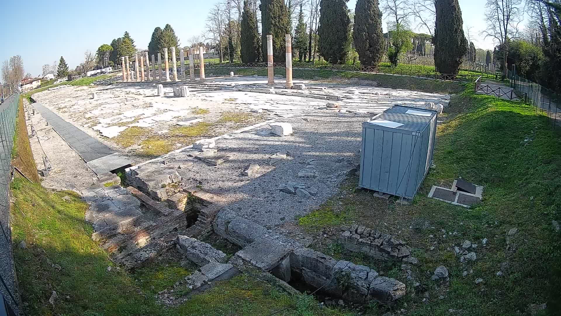 Webcam Foro Romano di Aquileia – Live View of the Ancient Roman Forum