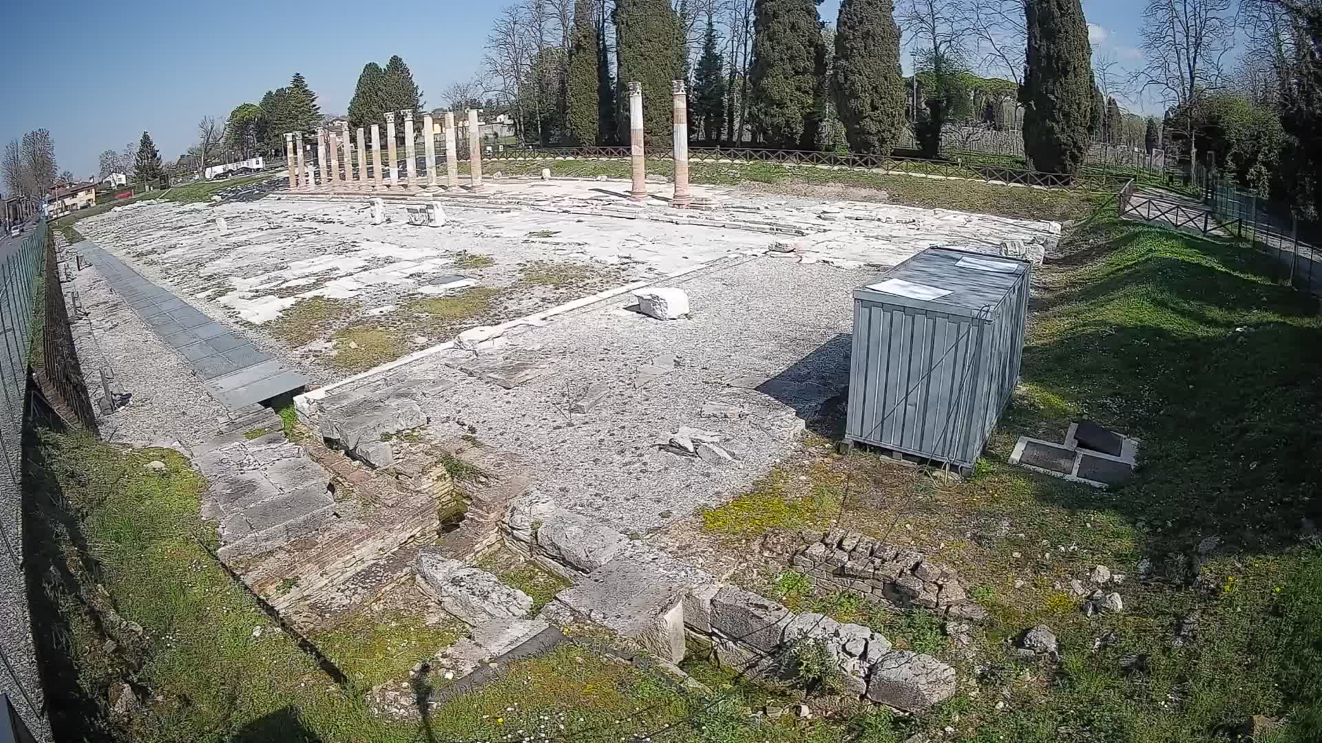 Webcam Foro Romano de Aquileia – Vista en vivo del Foro Romano