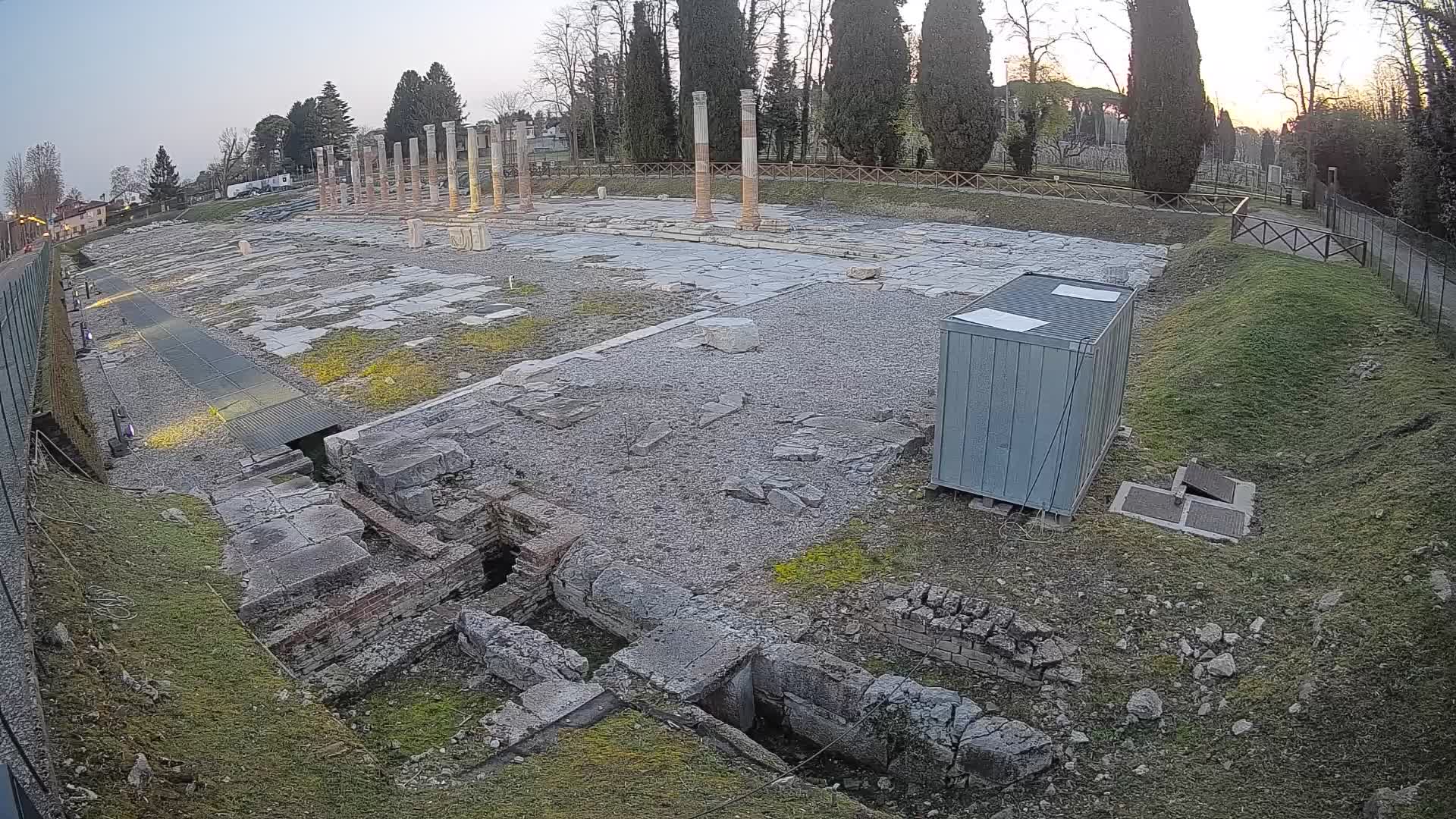 Webcam Forum Romanum von Aquileia – Liveblick auf das antike Zentrum