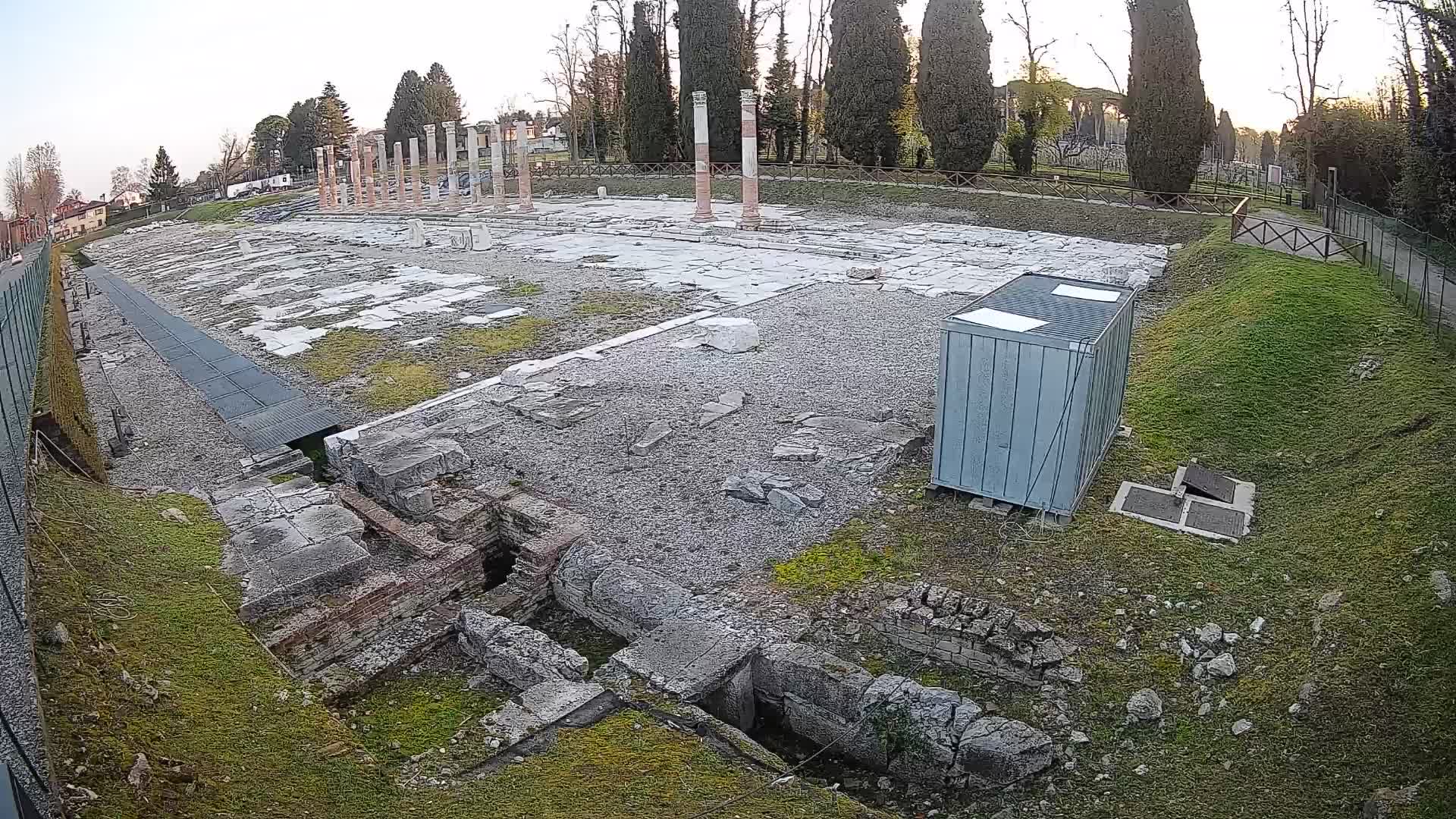 Webcam Forum Romanum von Aquileia – Liveblick auf das antike Zentrum
