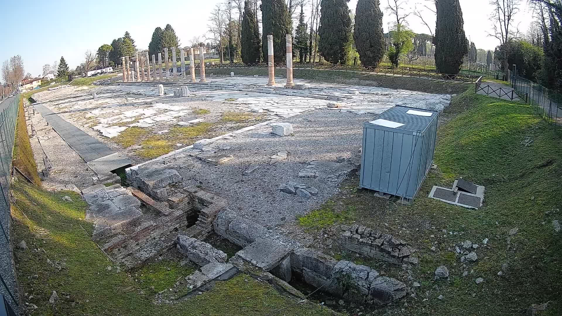 Webcam Forum Romanum von Aquileia – Liveblick auf das antike Zentrum
