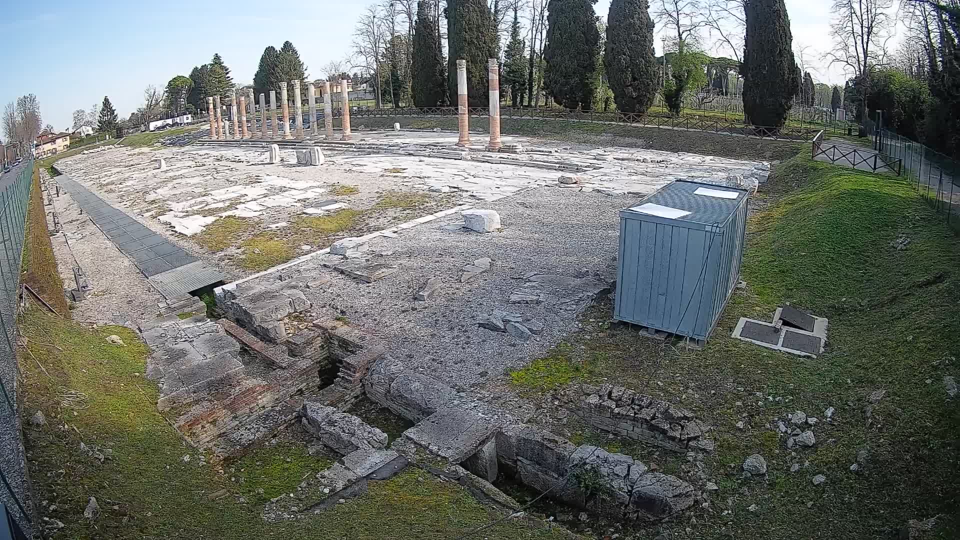 Webcam Foro Romano di Aquileia – Live View of the Ancient Roman Forum