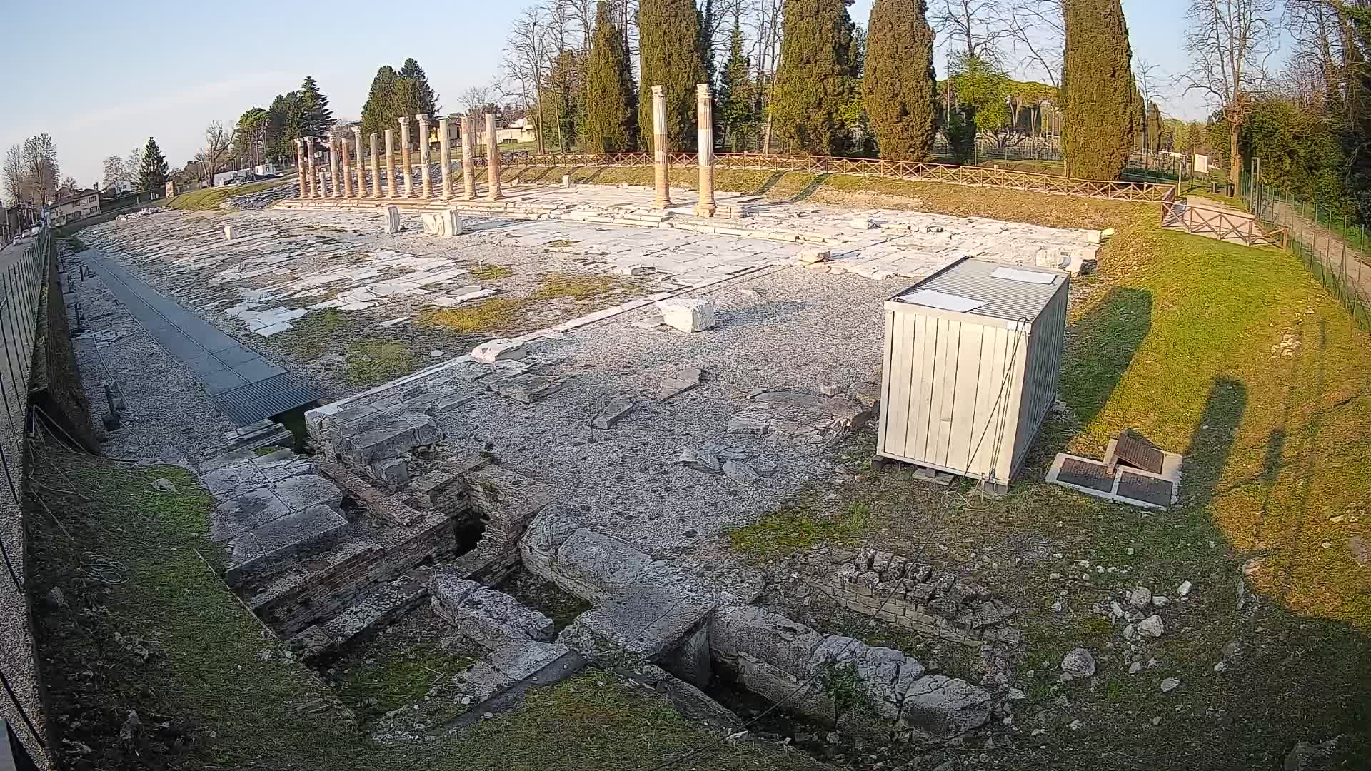 Webcam Forum Romanum von Aquileia – Liveblick auf das antike Zentrum