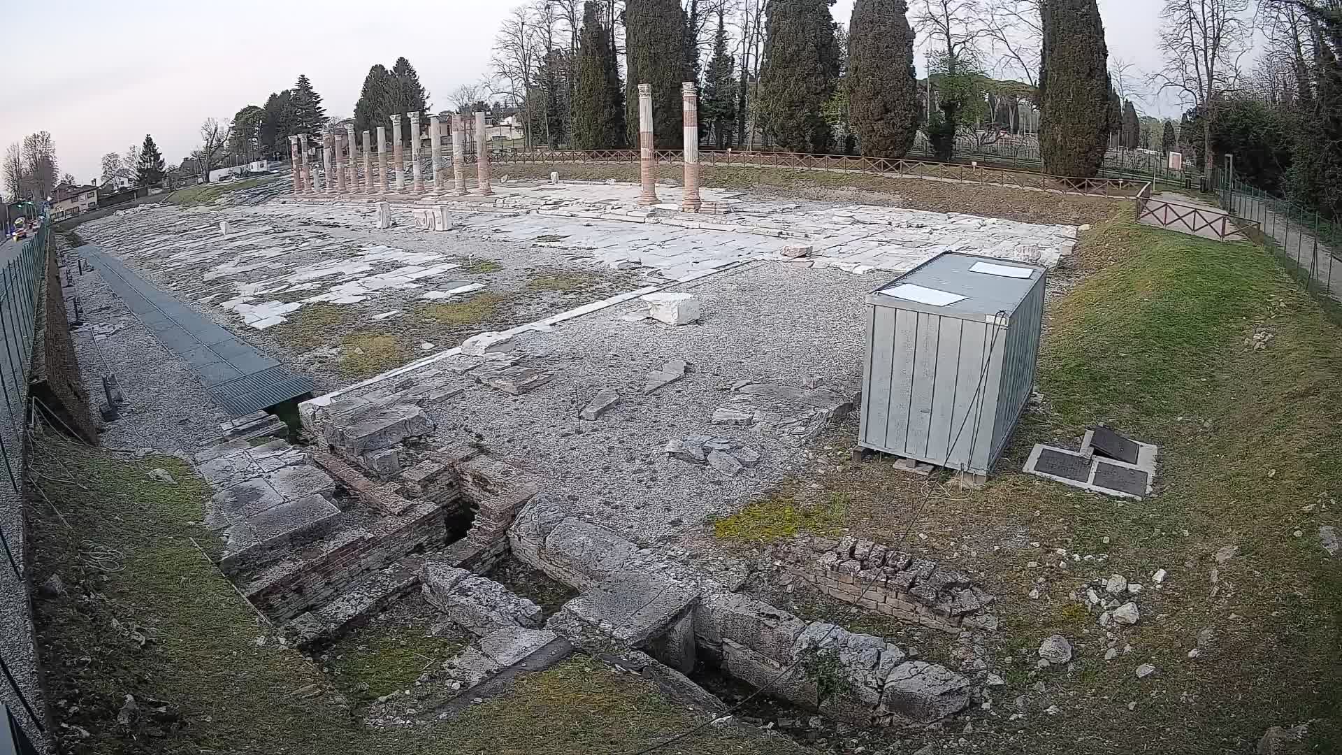 Webcam Foro Romano di Aquileia – Live View of the Ancient Roman Forum