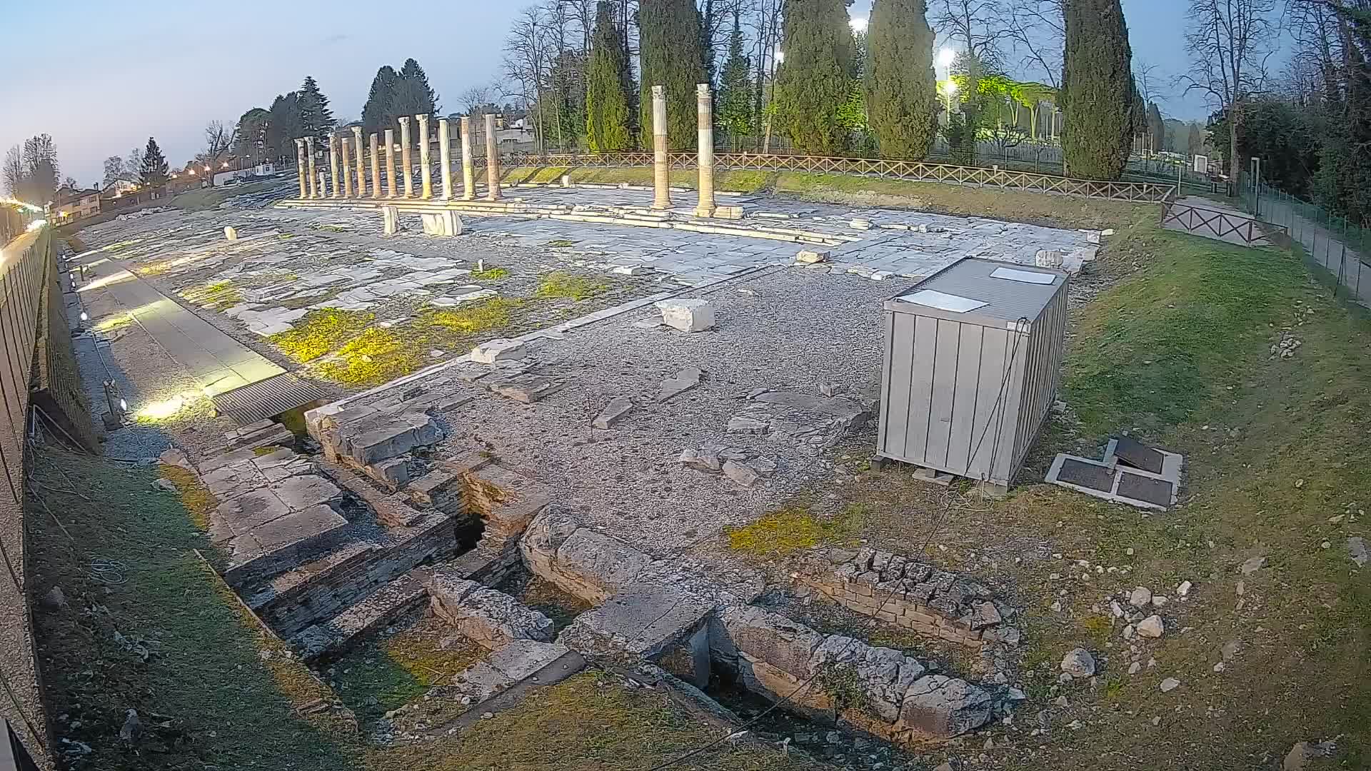 Webcam Foro Romano di Aquileia – Live View of the Ancient Roman Forum