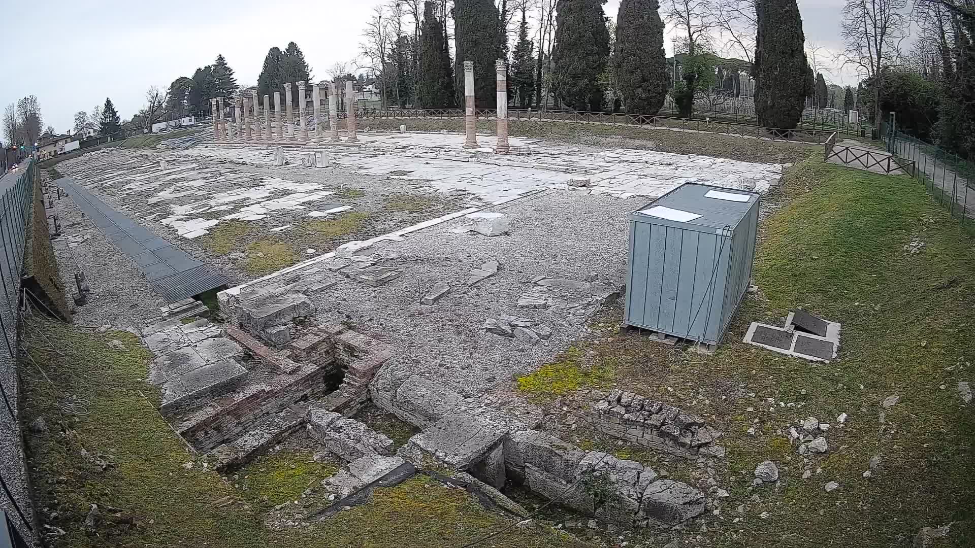 Webcam Foro Romano de Aquileia – Vista en vivo del Foro Romano