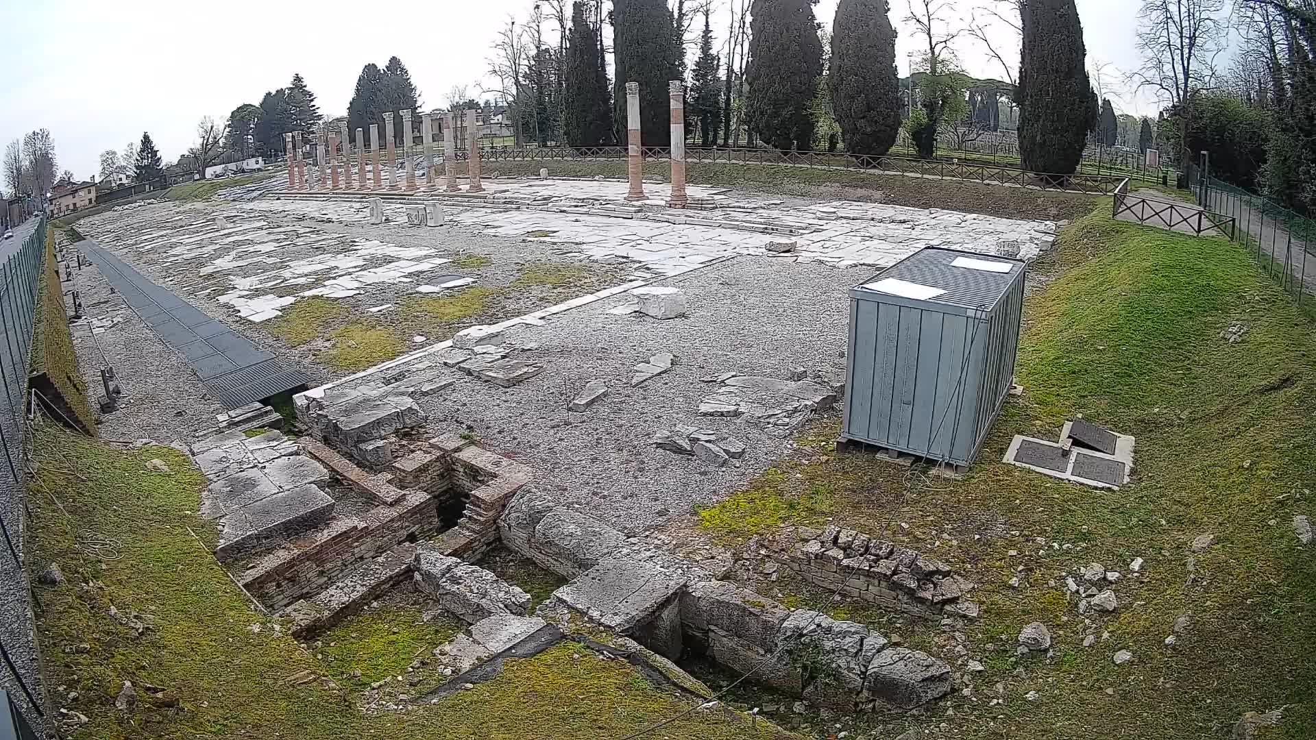 Webcam Foro Romano de Aquileia – Vista en vivo del Foro Romano