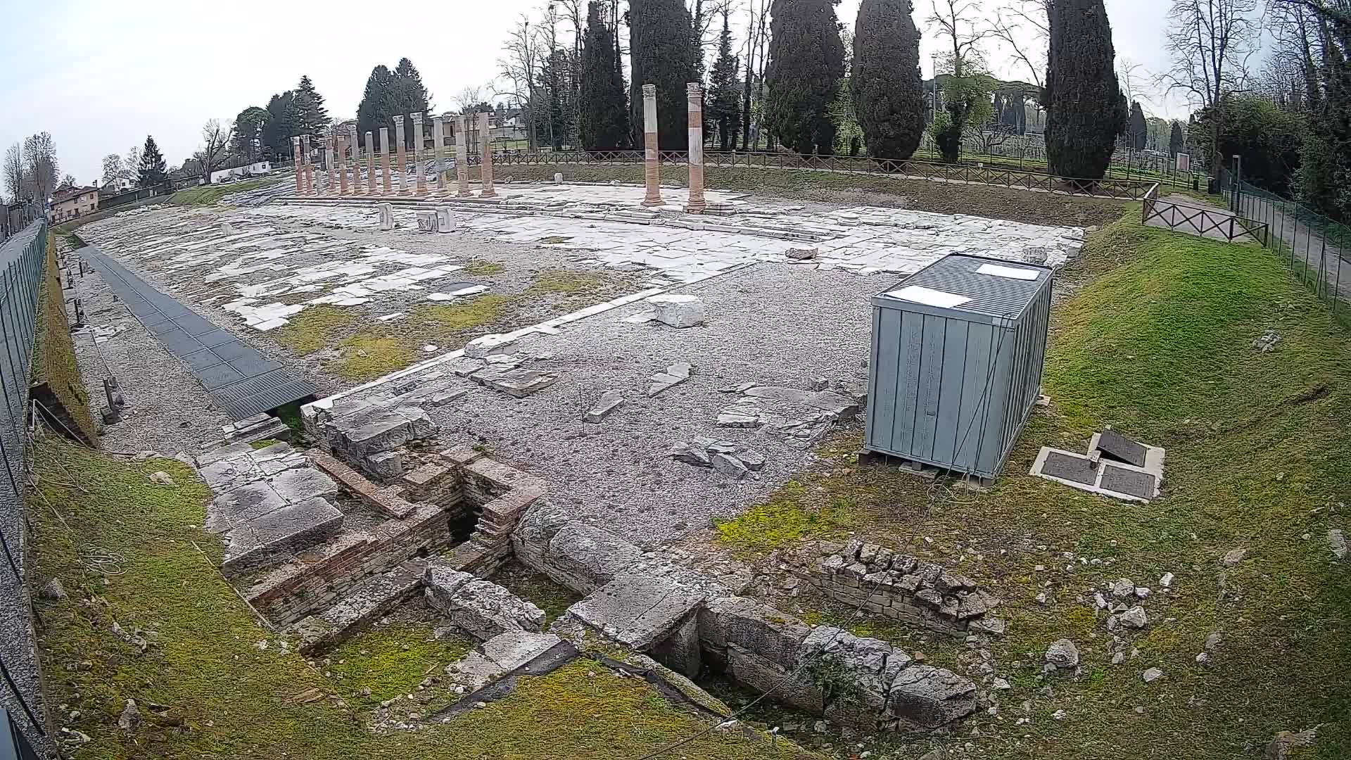 Webcam Foro Romano de Aquileia – Vista en vivo del Foro Romano