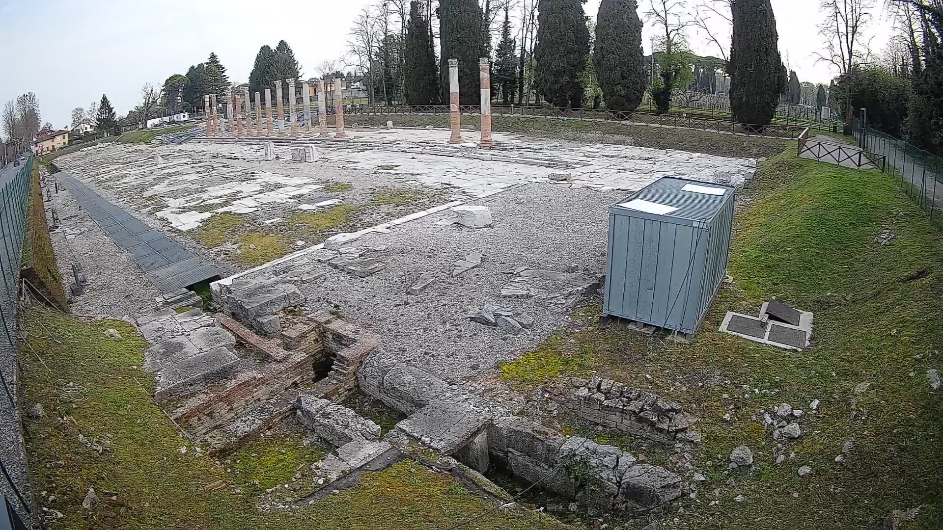 Webcam Foro Romano di Aquileia – Vista live sull’antico Foro