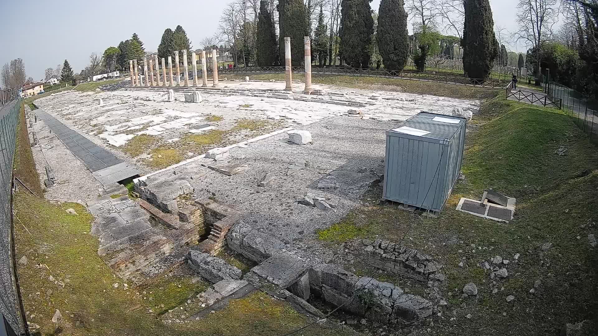 Webcam Foro Romano di Aquileia – Vista live sull’antico Foro