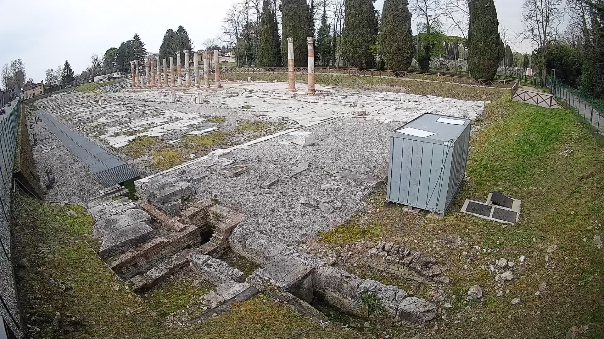 Webcam Forum Romanum von Aquileia – Liveblick auf das antike Zentrum