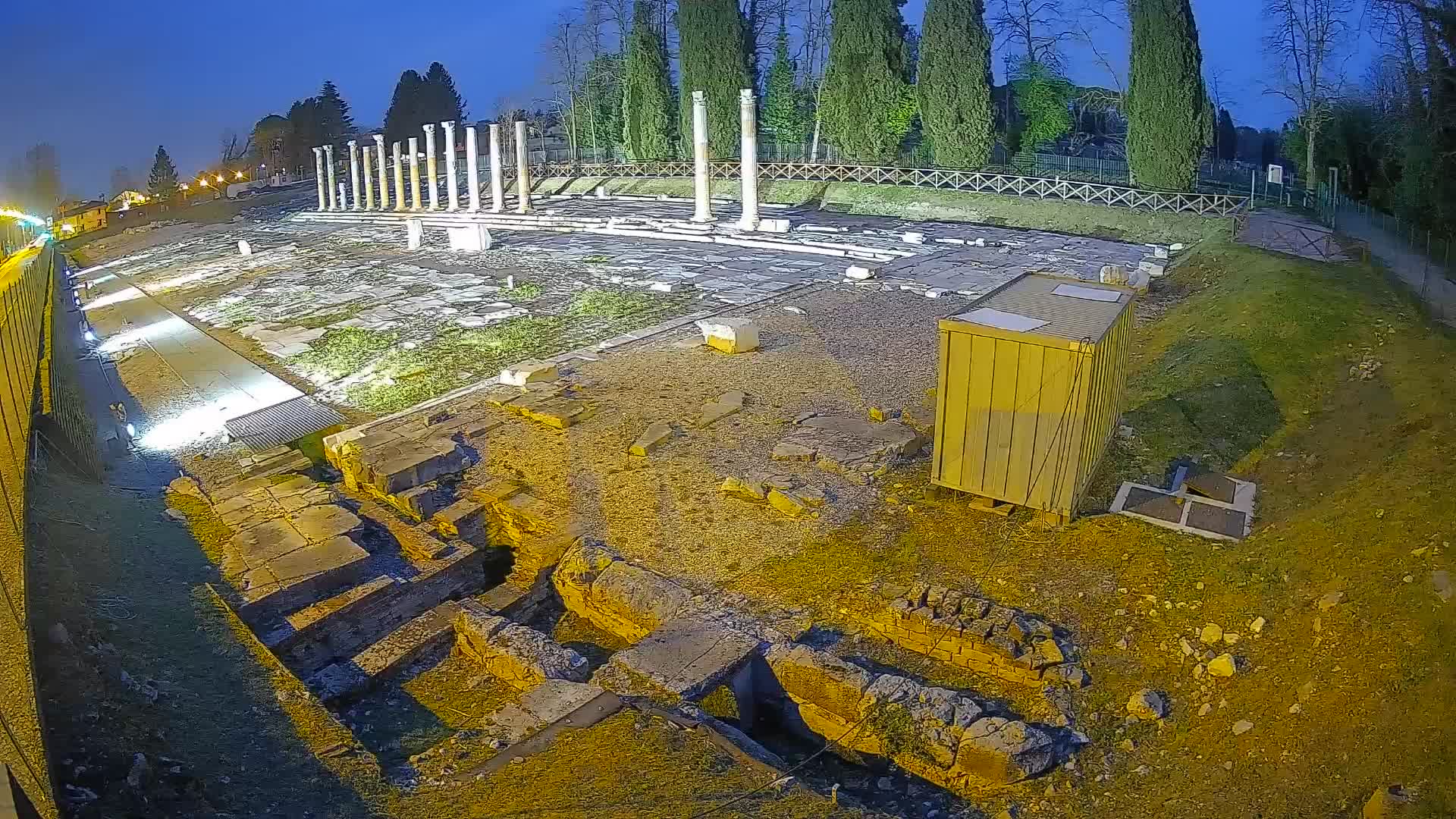 Webcam Forum Romanum von Aquileia – Liveblick auf das antike Zentrum