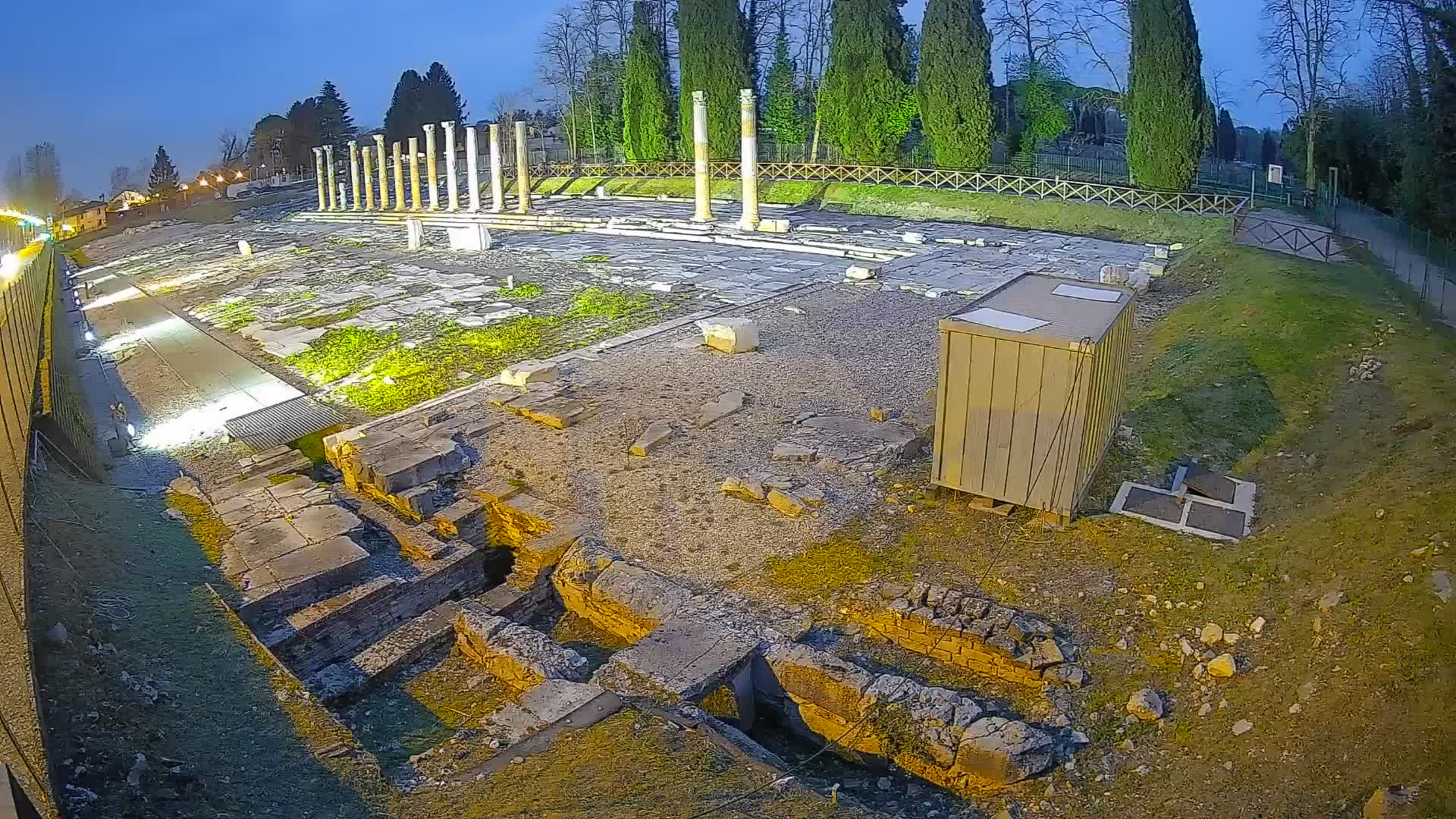 Webcam Forum Romanum von Aquileia – Liveblick auf das antike Zentrum