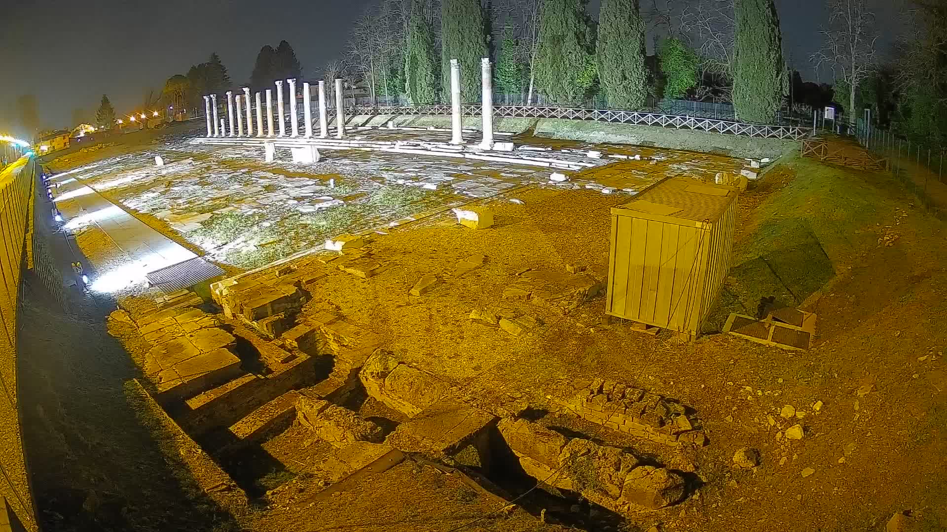 Webcam Foro Romano di Aquileia – Live View of the Ancient Roman Forum