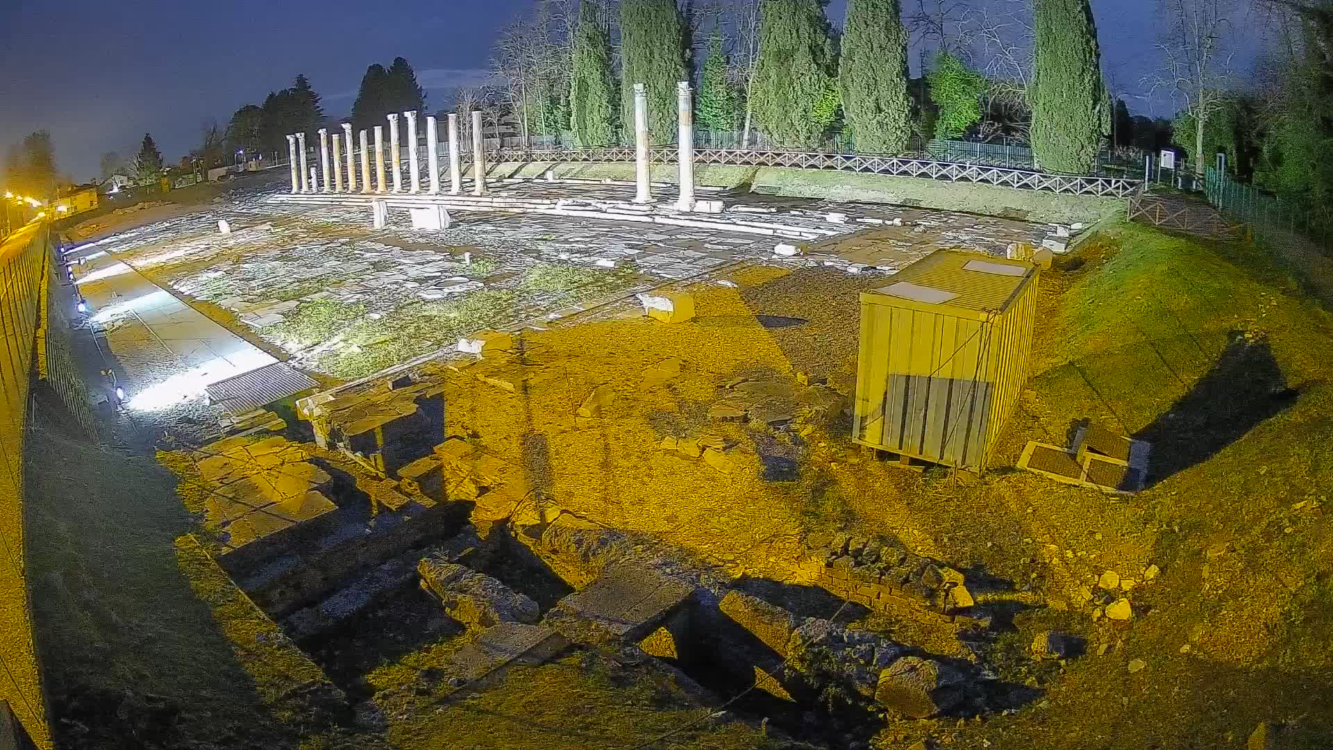 Webcam Foro Romano de Aquileia – Vista en vivo del Foro Romano