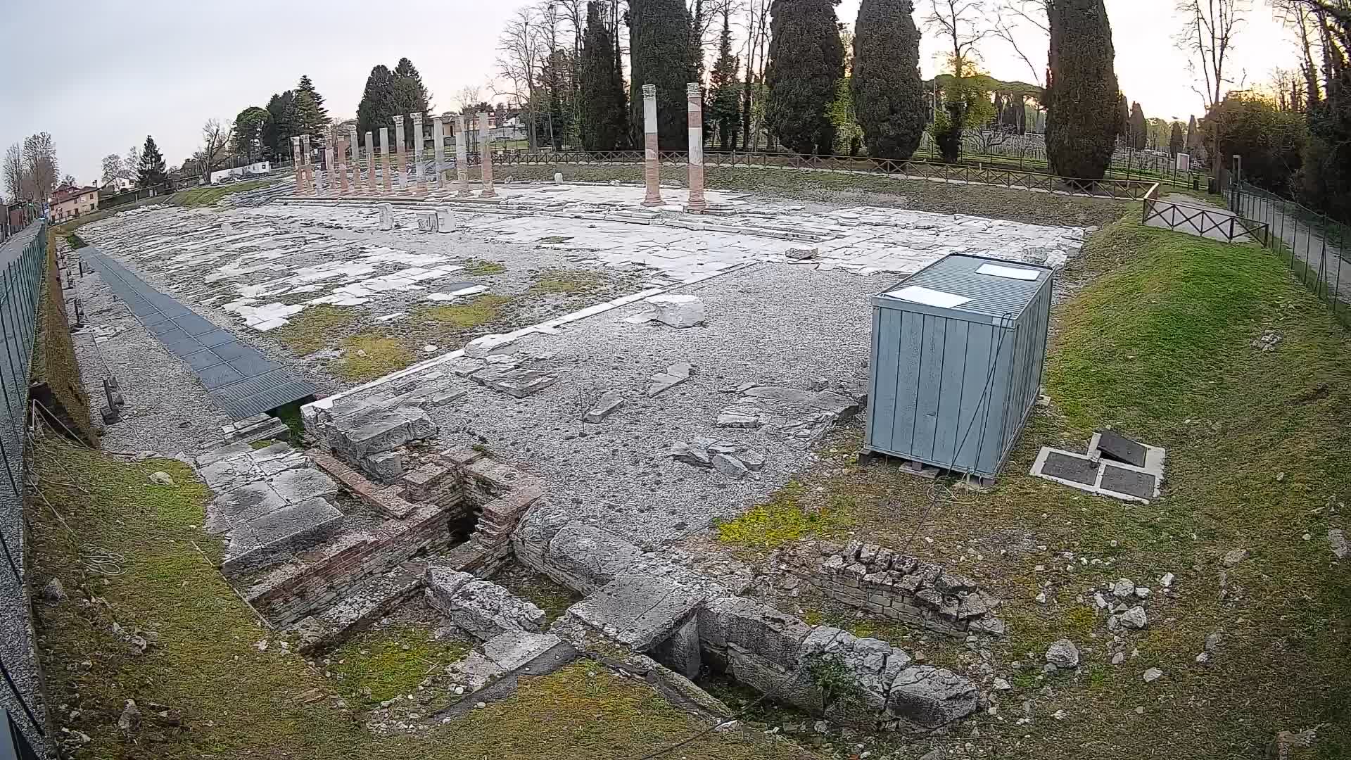 Webcam Foro Romano di Aquileia – Live View of the Ancient Roman Forum