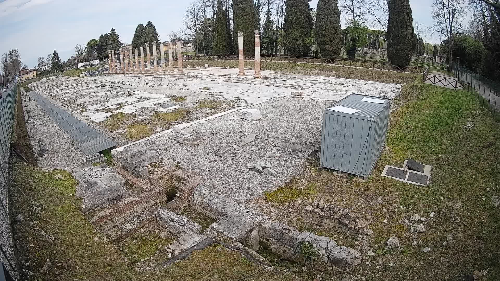 Webcam Forum Romanum von Aquileia – Liveblick auf das antike Zentrum