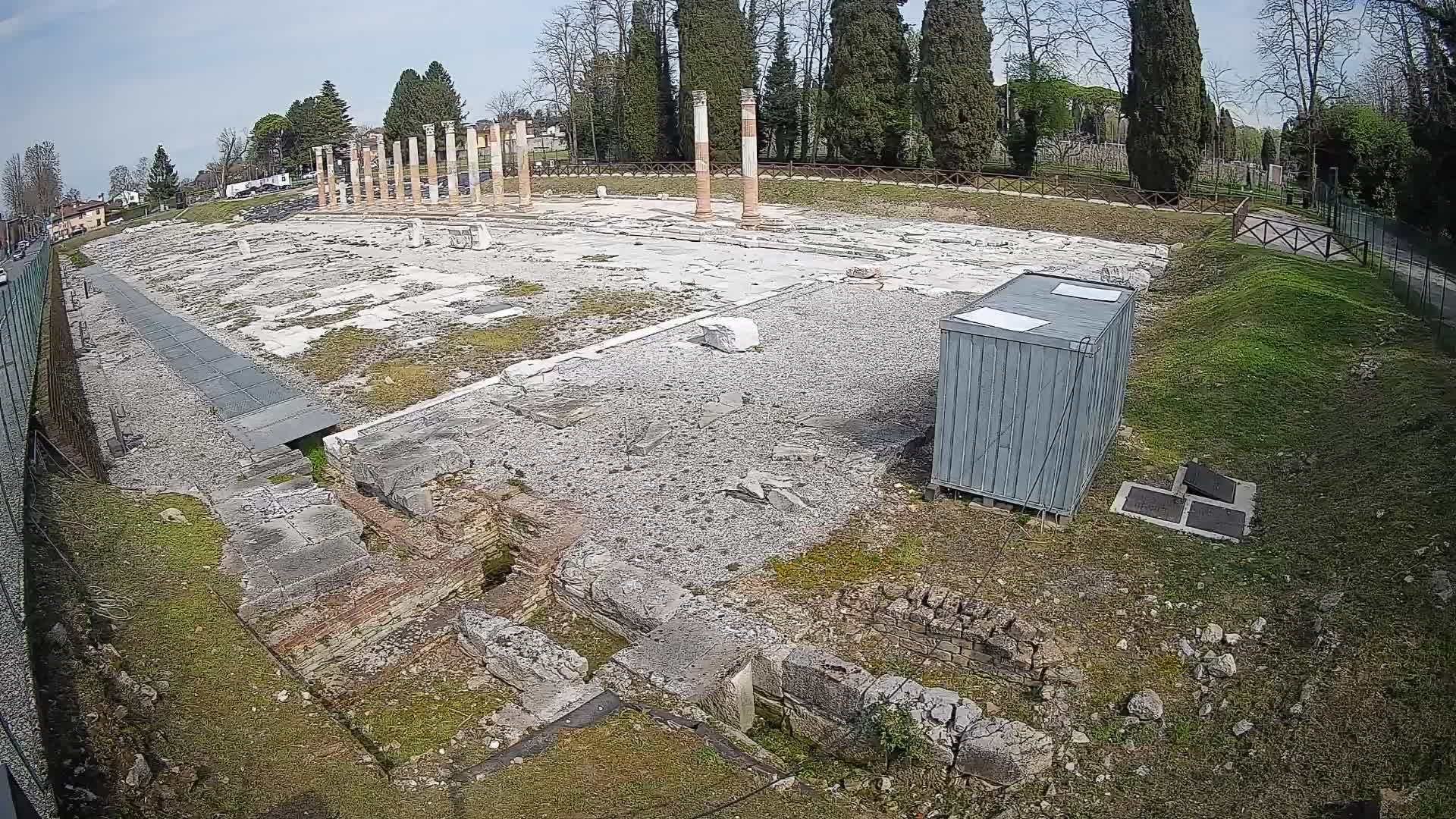 Webcam du Forum Romain d’Aquilée – Vue en direct du site antique