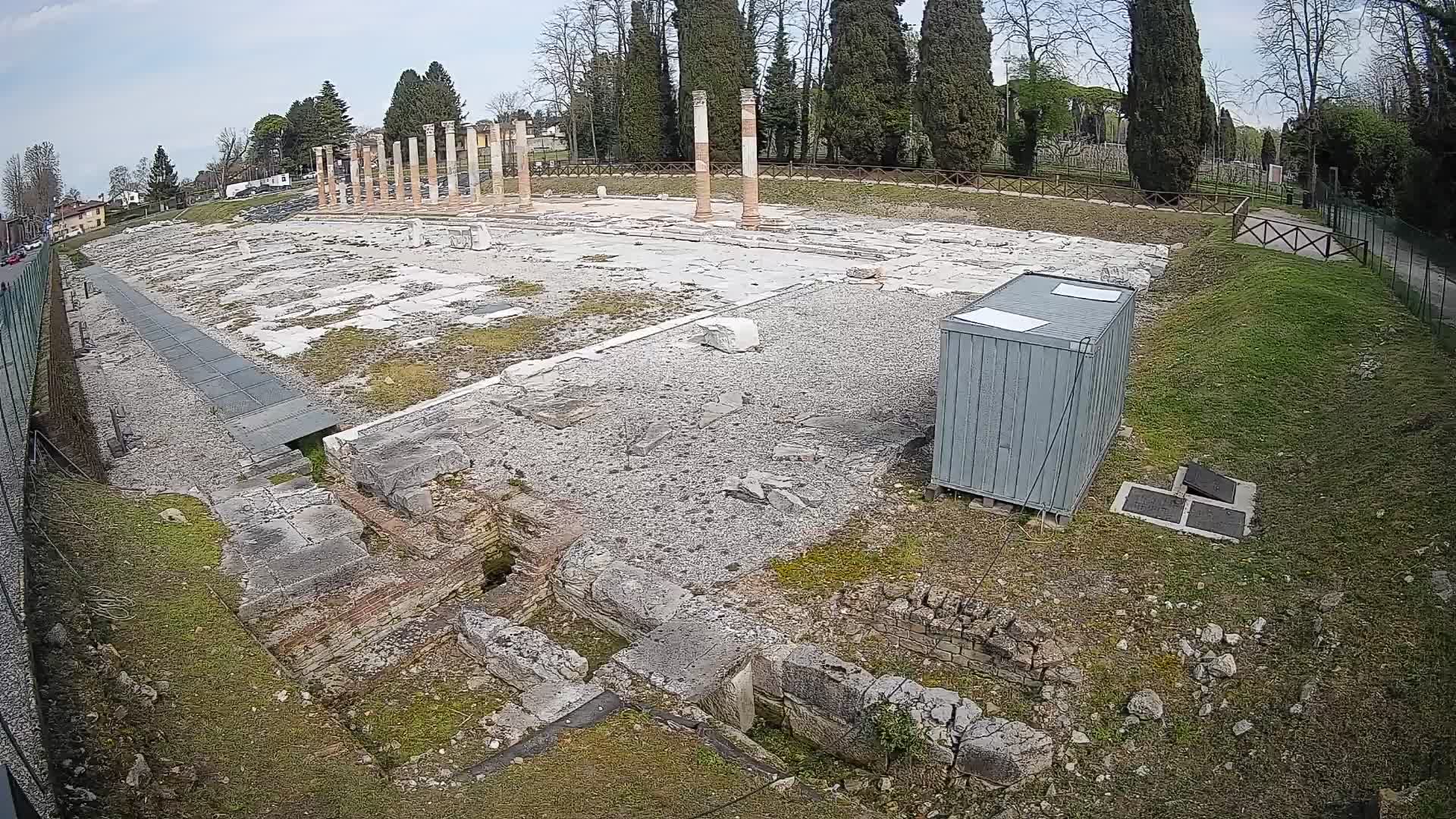 Webcam Foro Romano de Aquileia – Vista en vivo del Foro Romano