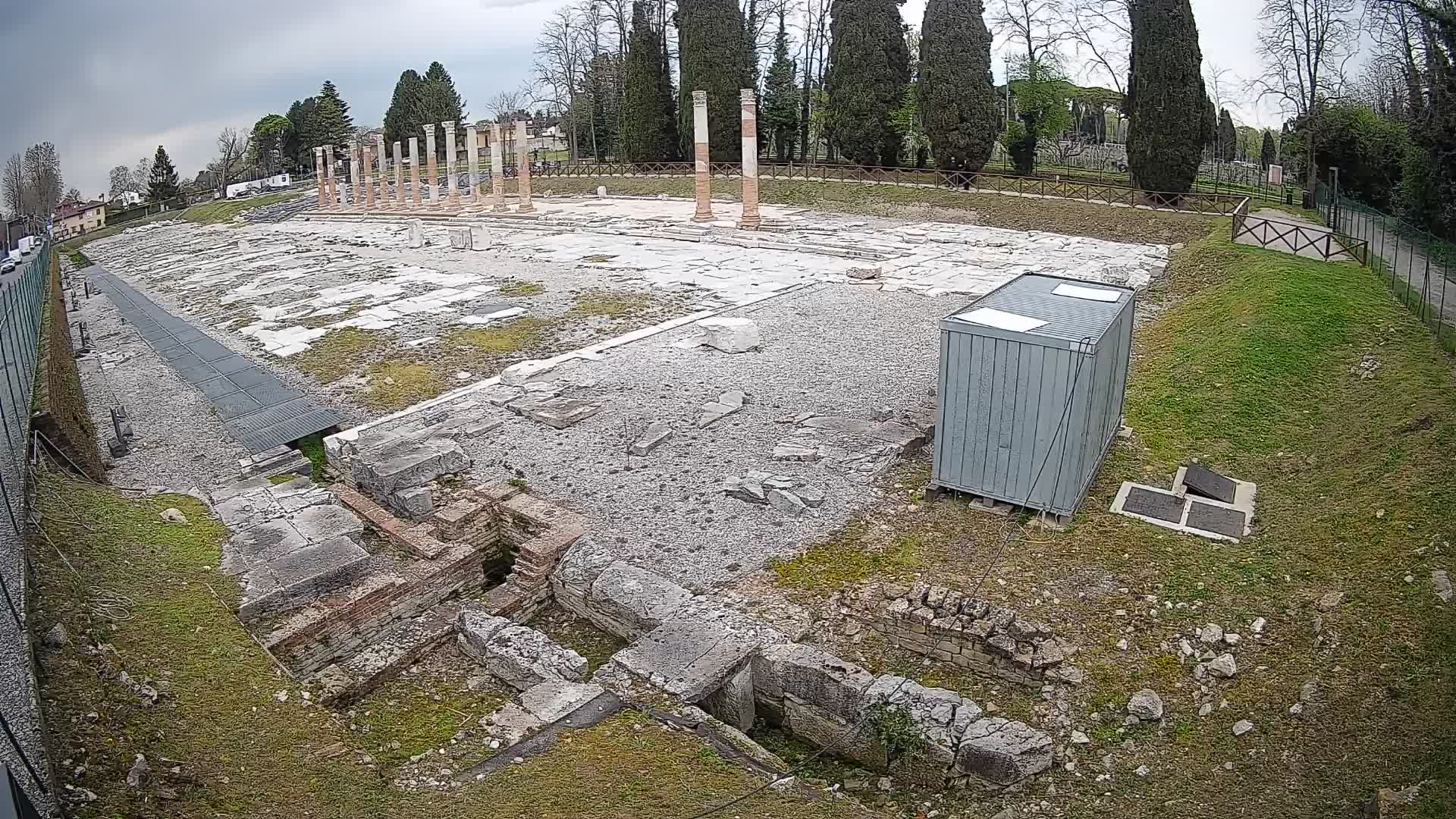 Webcam Forum Romanum von Aquileia – Liveblick auf das antike Zentrum