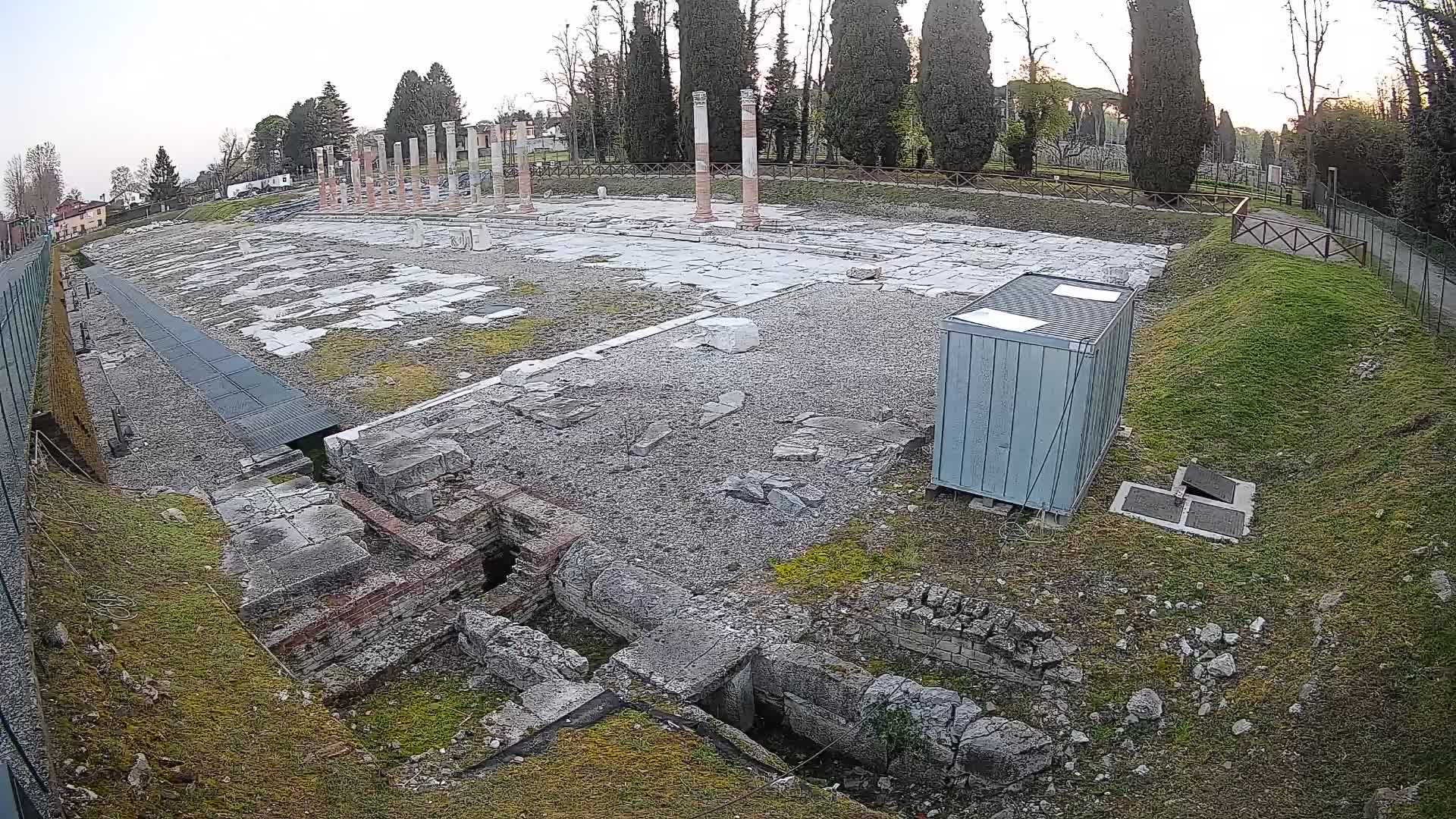 Webcam Foro Romano di Aquileia – Live View of the Ancient Roman Forum