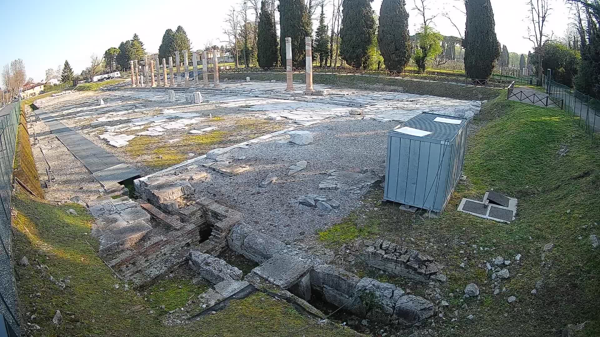 Webcam Foro Romano di Aquileia – Live View of the Ancient Roman Forum