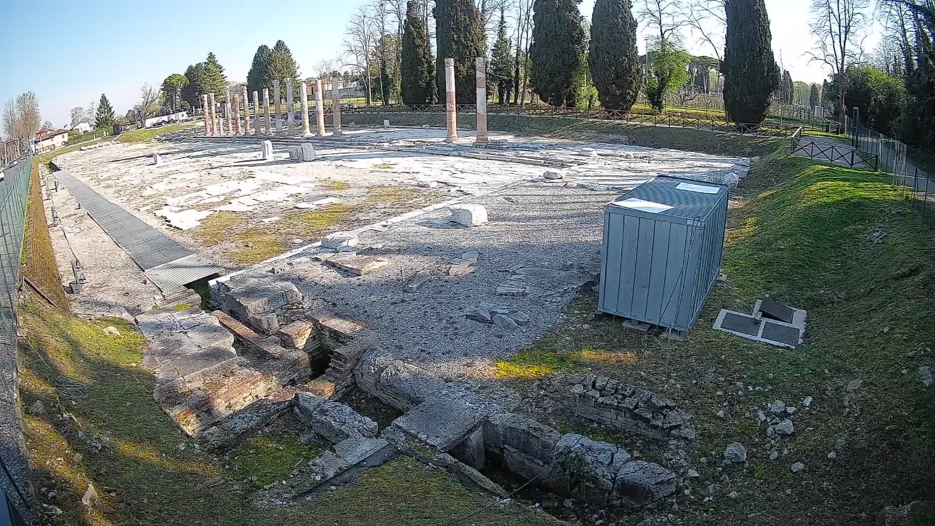 Webcam Foro Romano di Aquileia – Live View of the Ancient Roman Forum