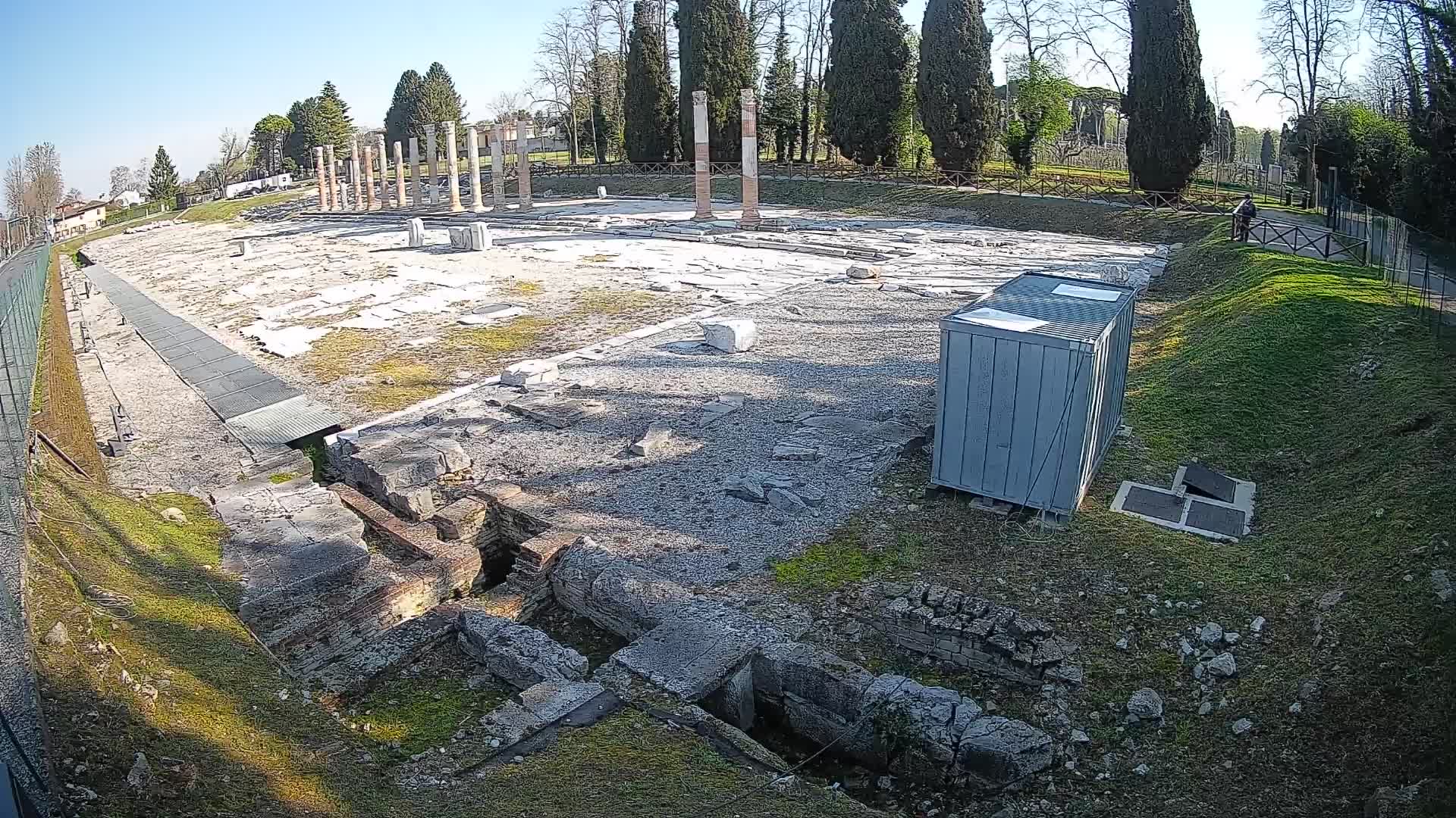 Webcam Foro Romano di Aquileia – Live View of the Ancient Roman Forum