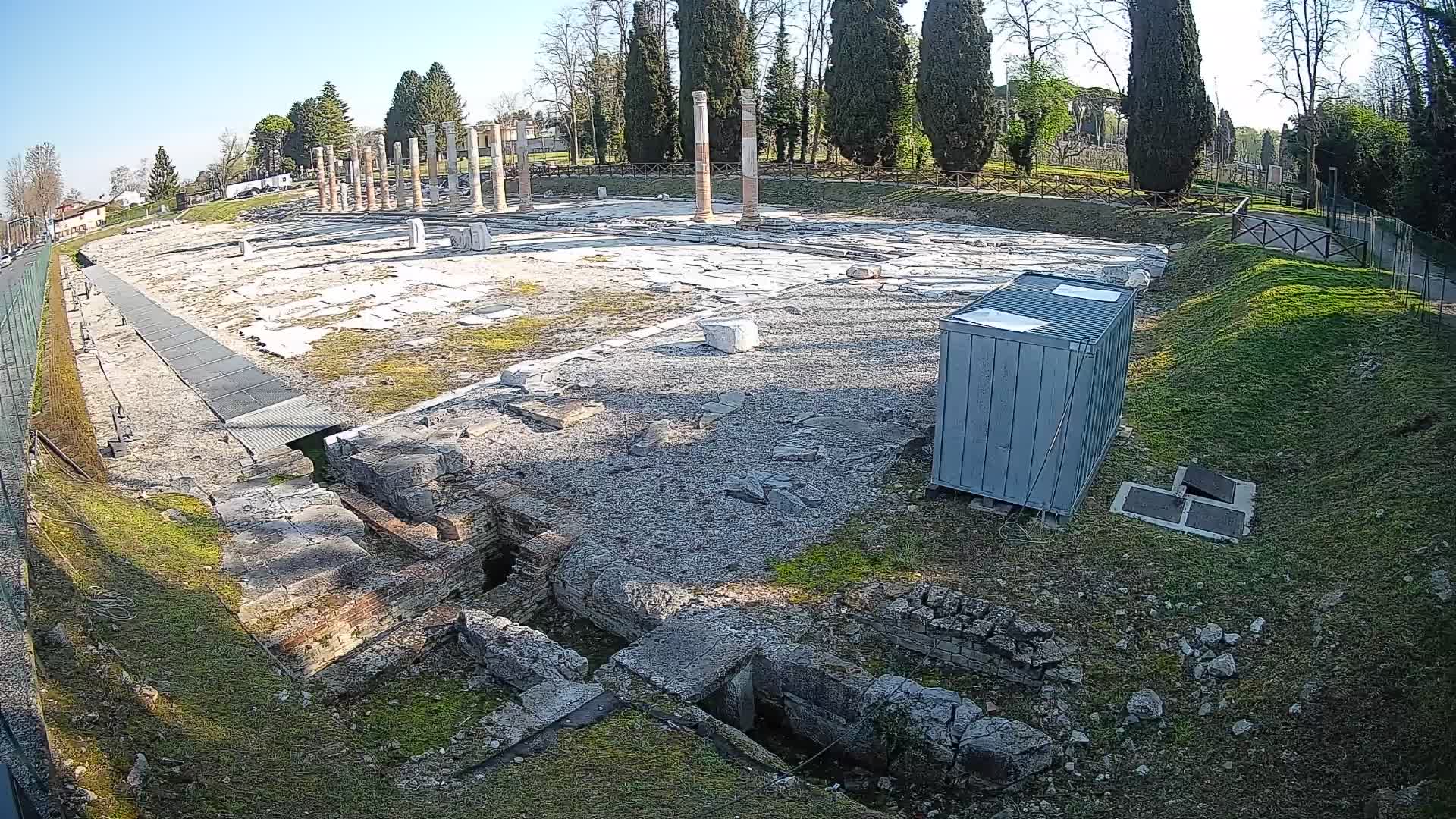 Webcam Foro Romano di Aquileia – Live View of the Ancient Roman Forum