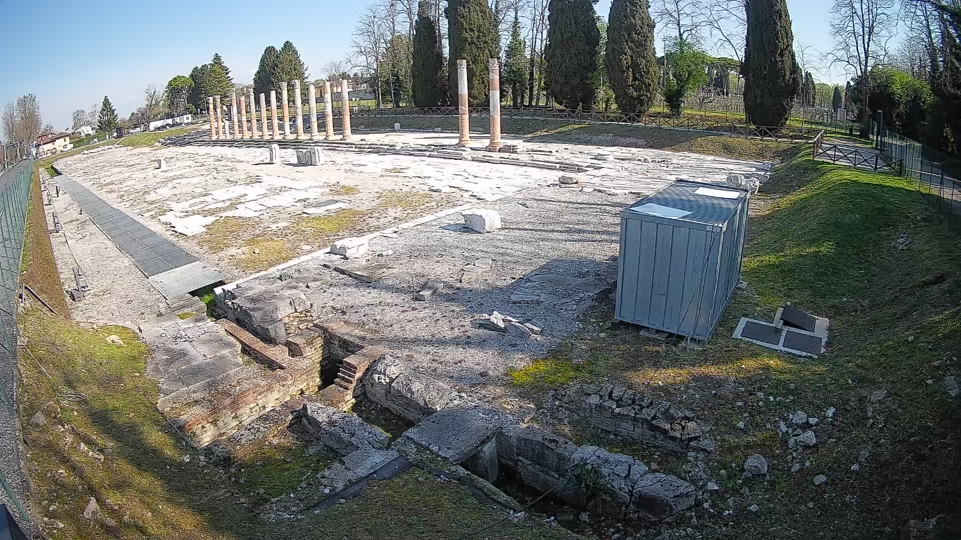Webcam Foro Romano di Aquileia – Live View of the Ancient Roman Forum